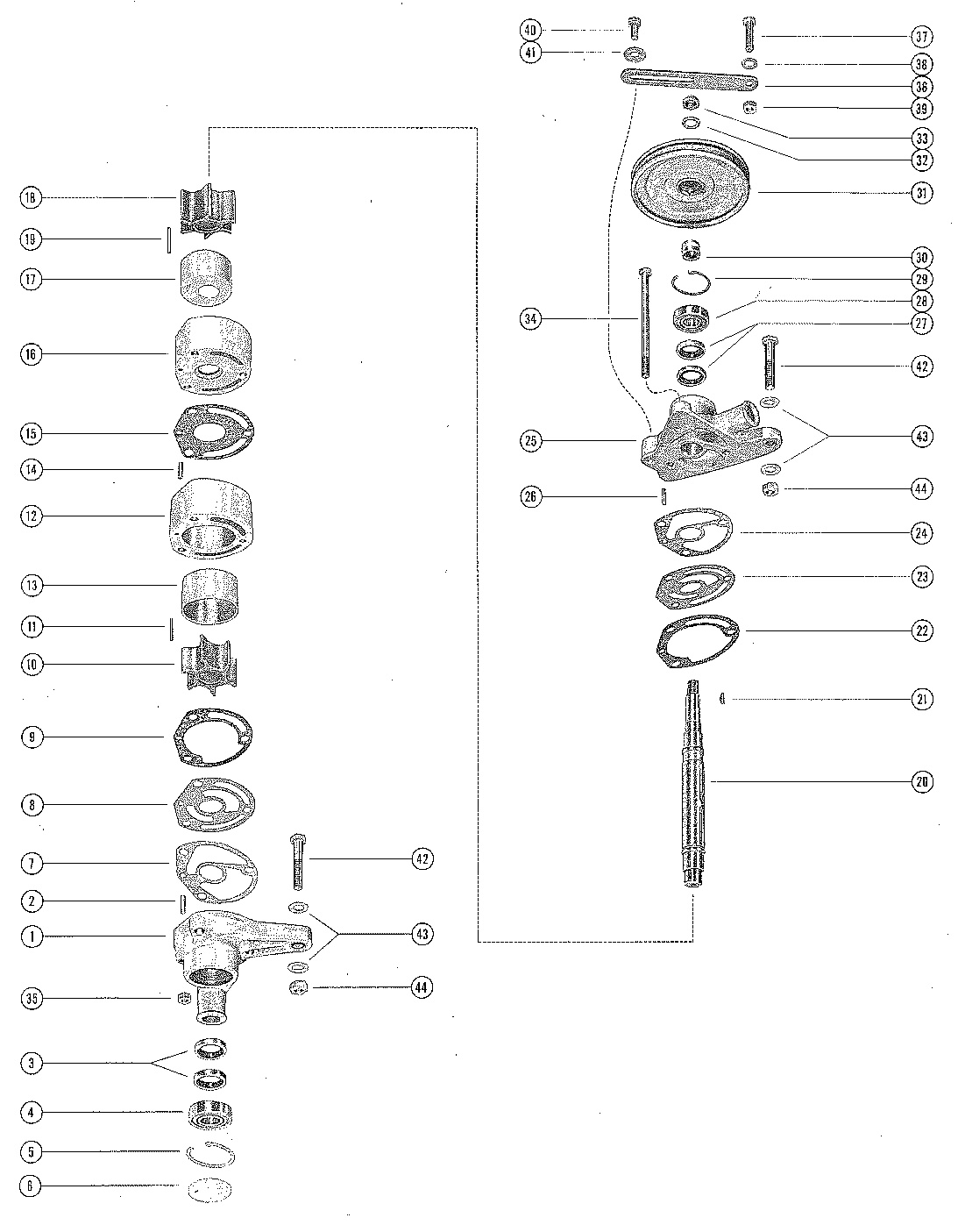 WATER PUMP ASSEMBLY