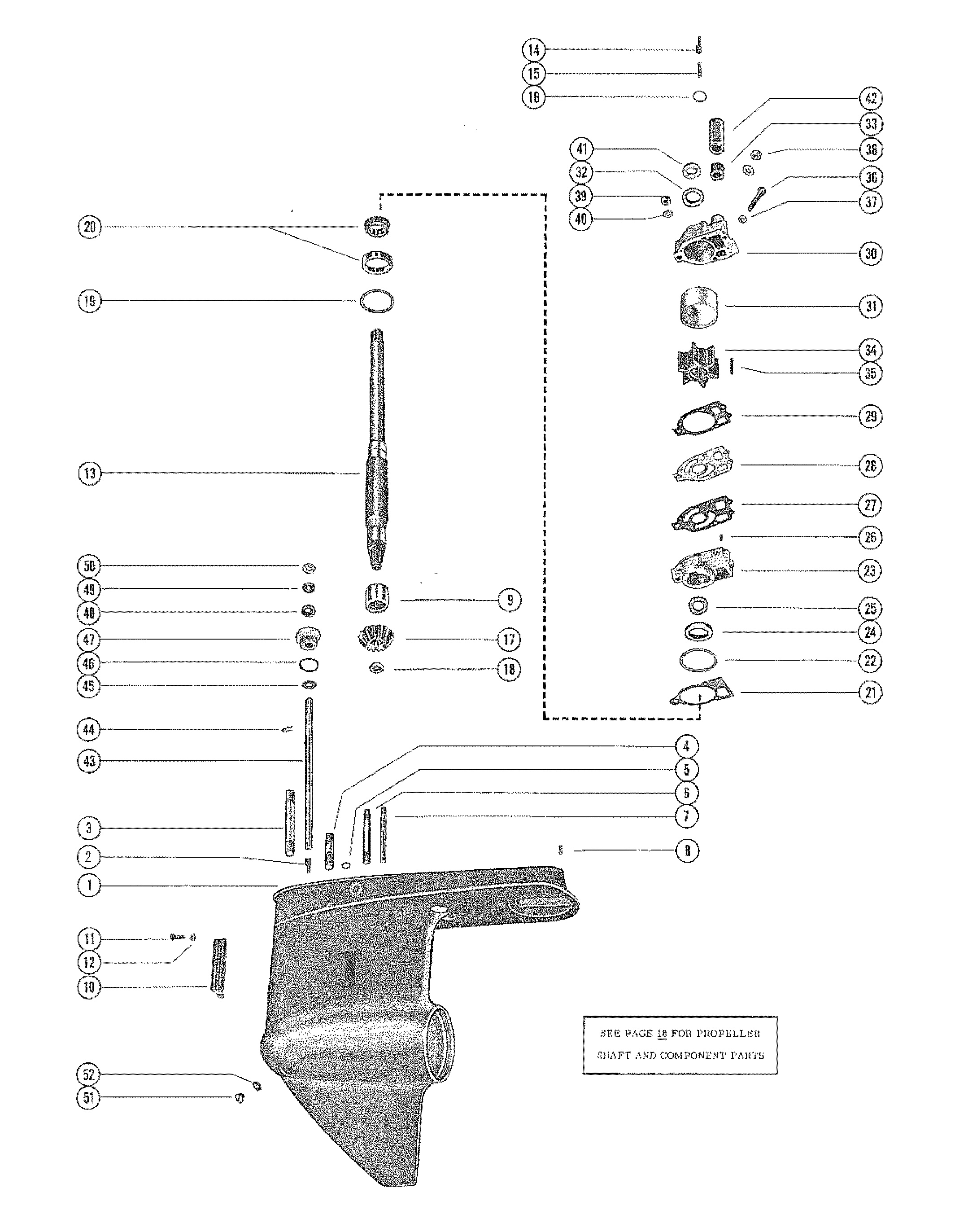 GEAR HOUSING ASSEMBLY, COMPLETE