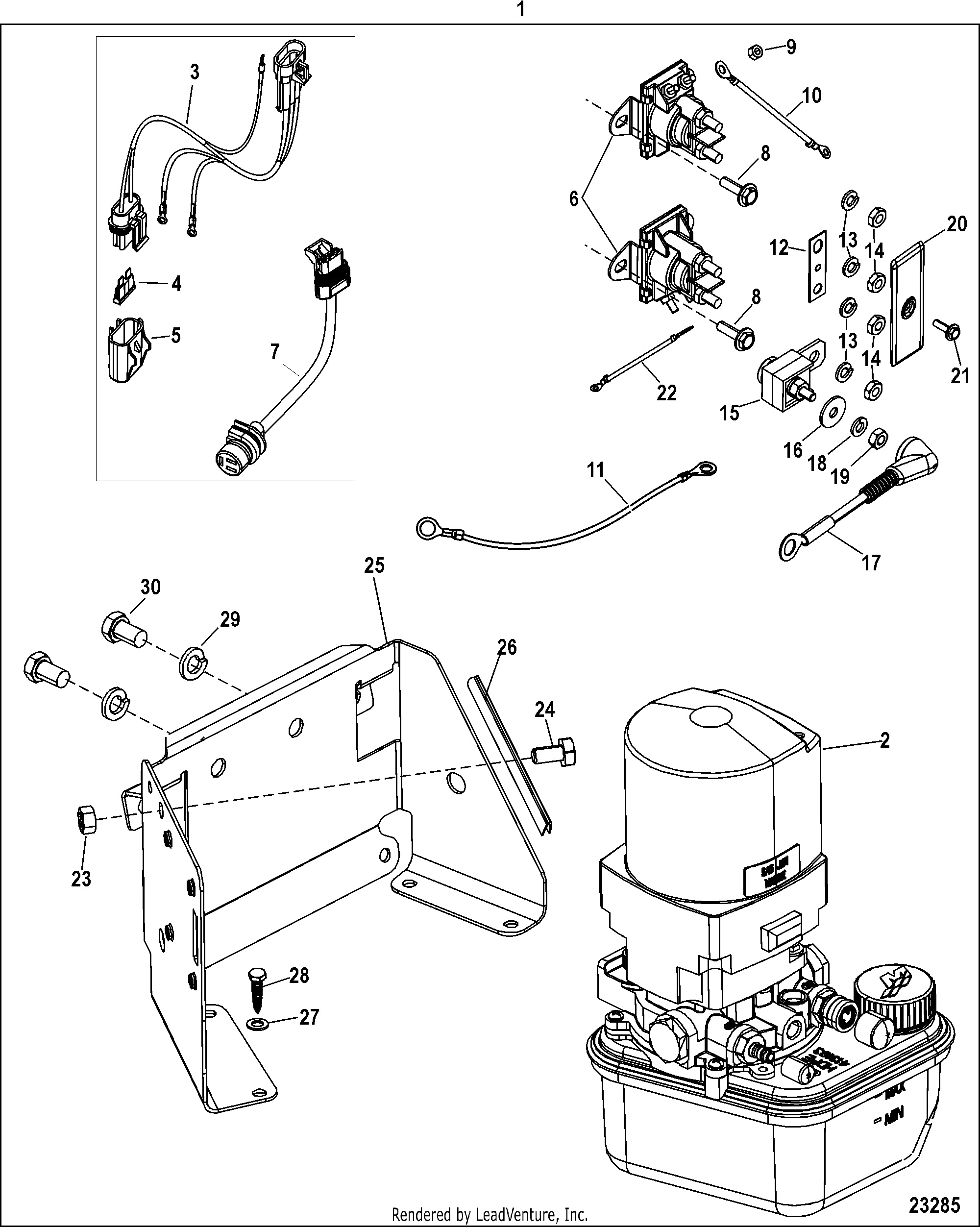 Trim Pump Assembly, Complete
