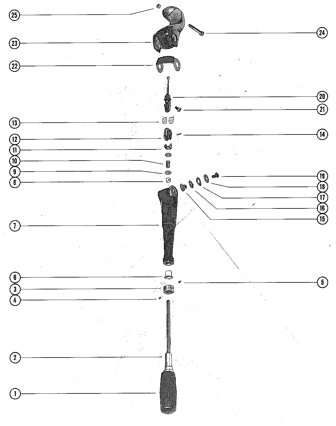 STEERING HANDLE ASSEMBLY