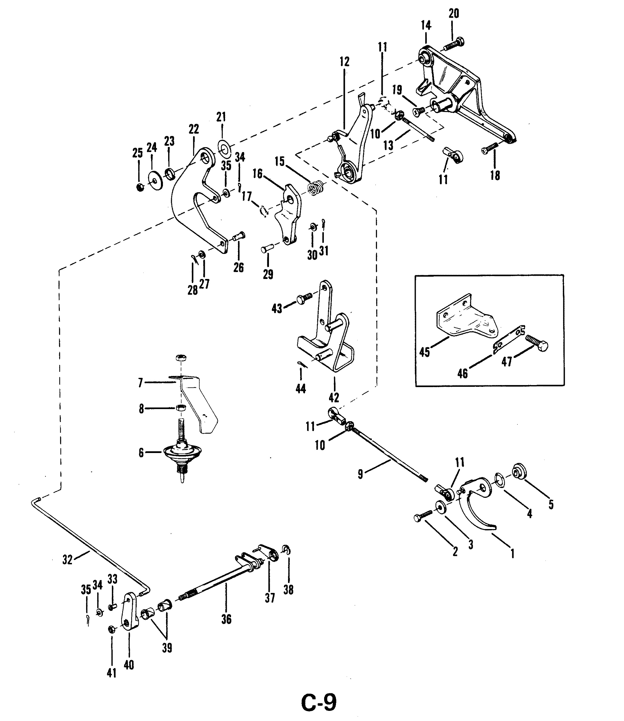 THROTTLE AND SHIFT LINKAGE (ELECTRIC)