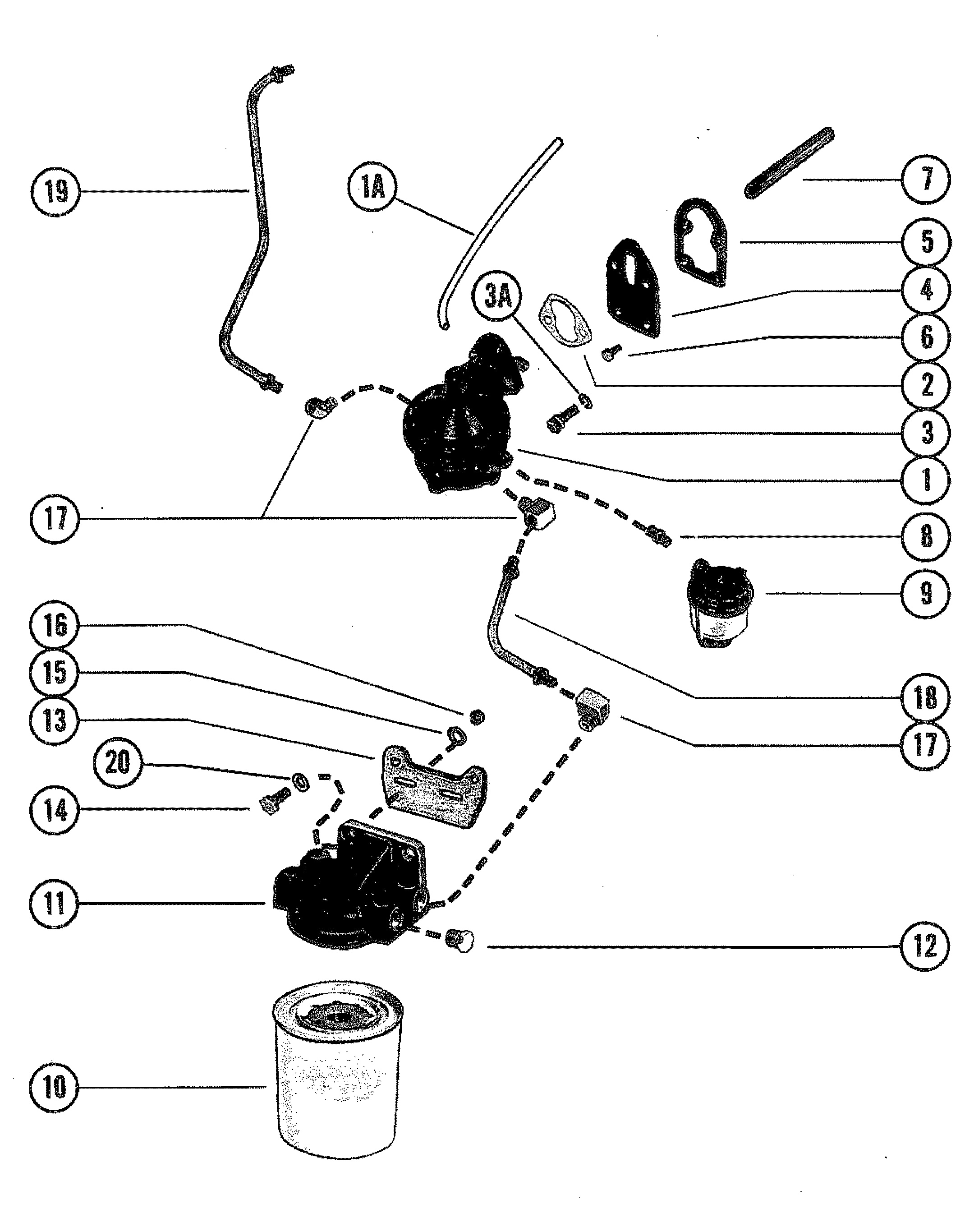 FUEL PUMP AND FUEL FILTER