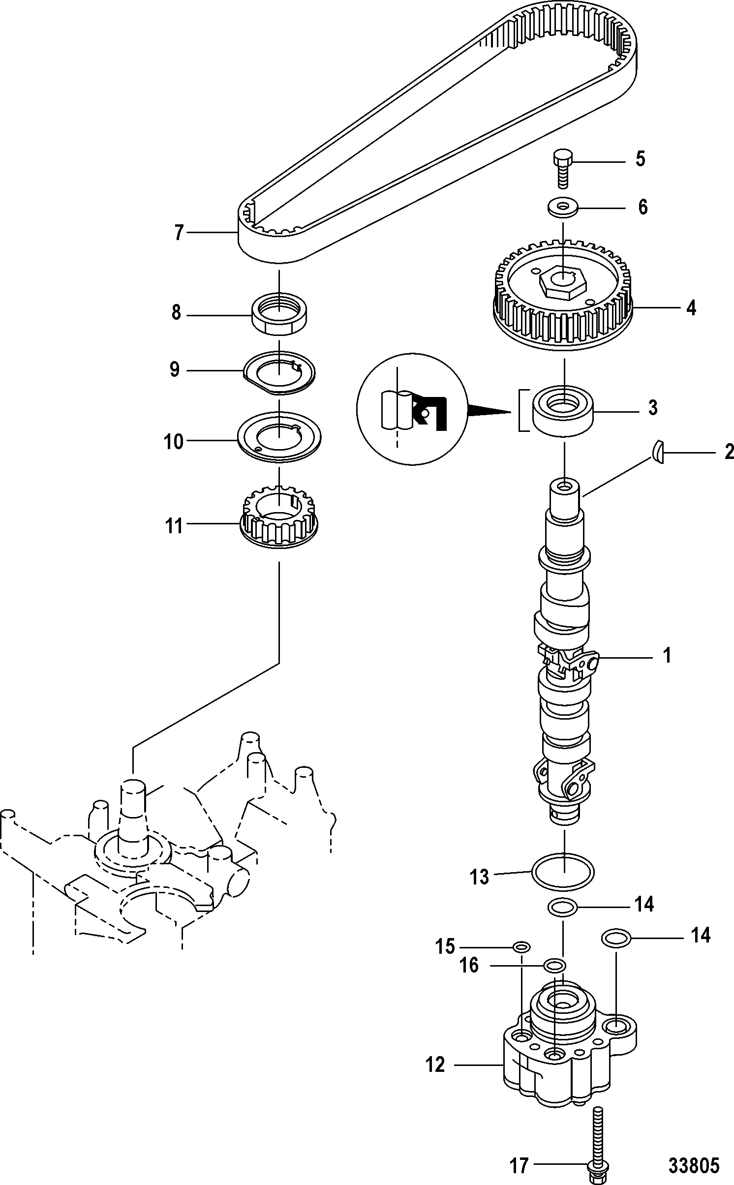 Camshaft and Oil Pump