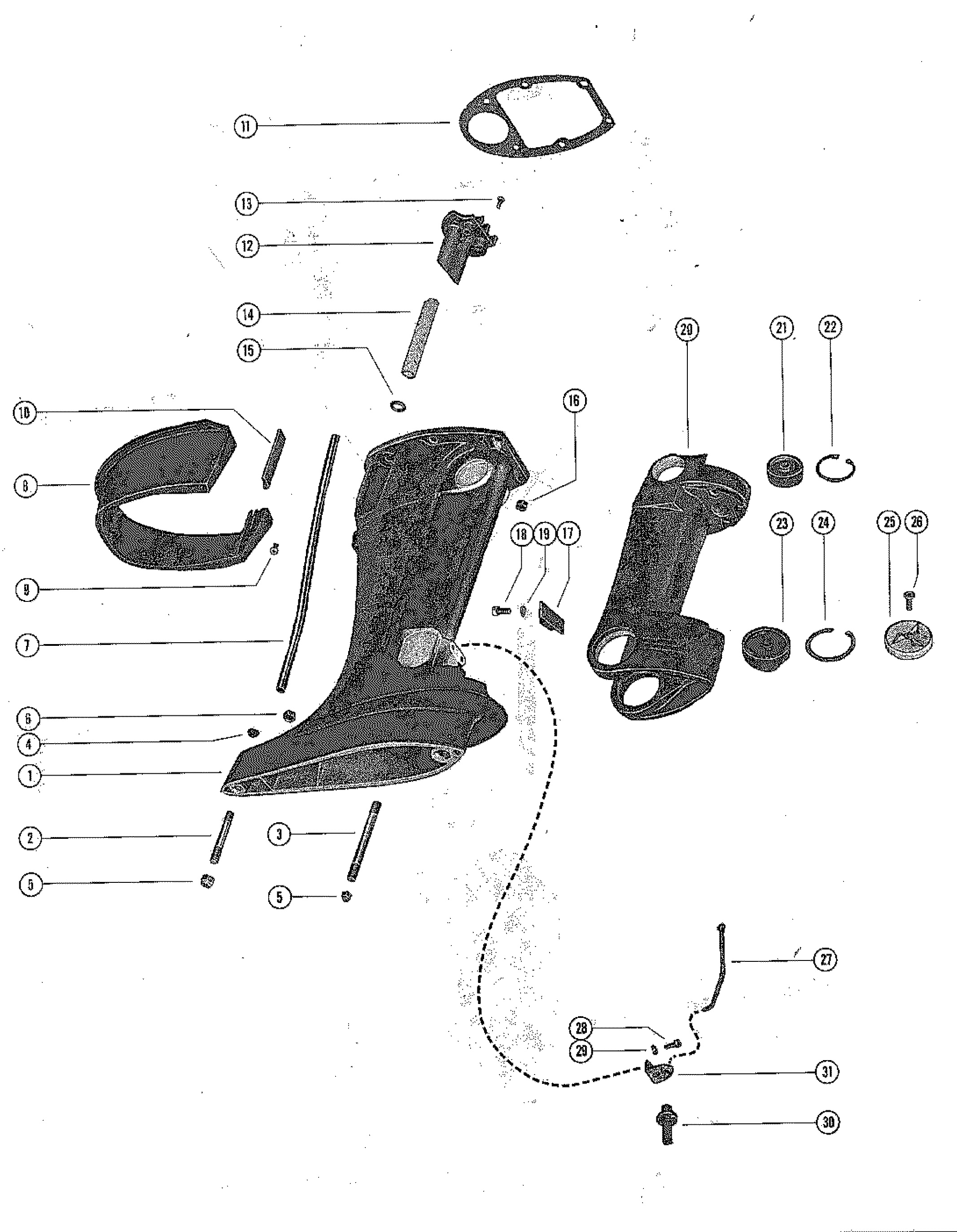 DRIVE SHAFT HOUSING ASSEMBLY