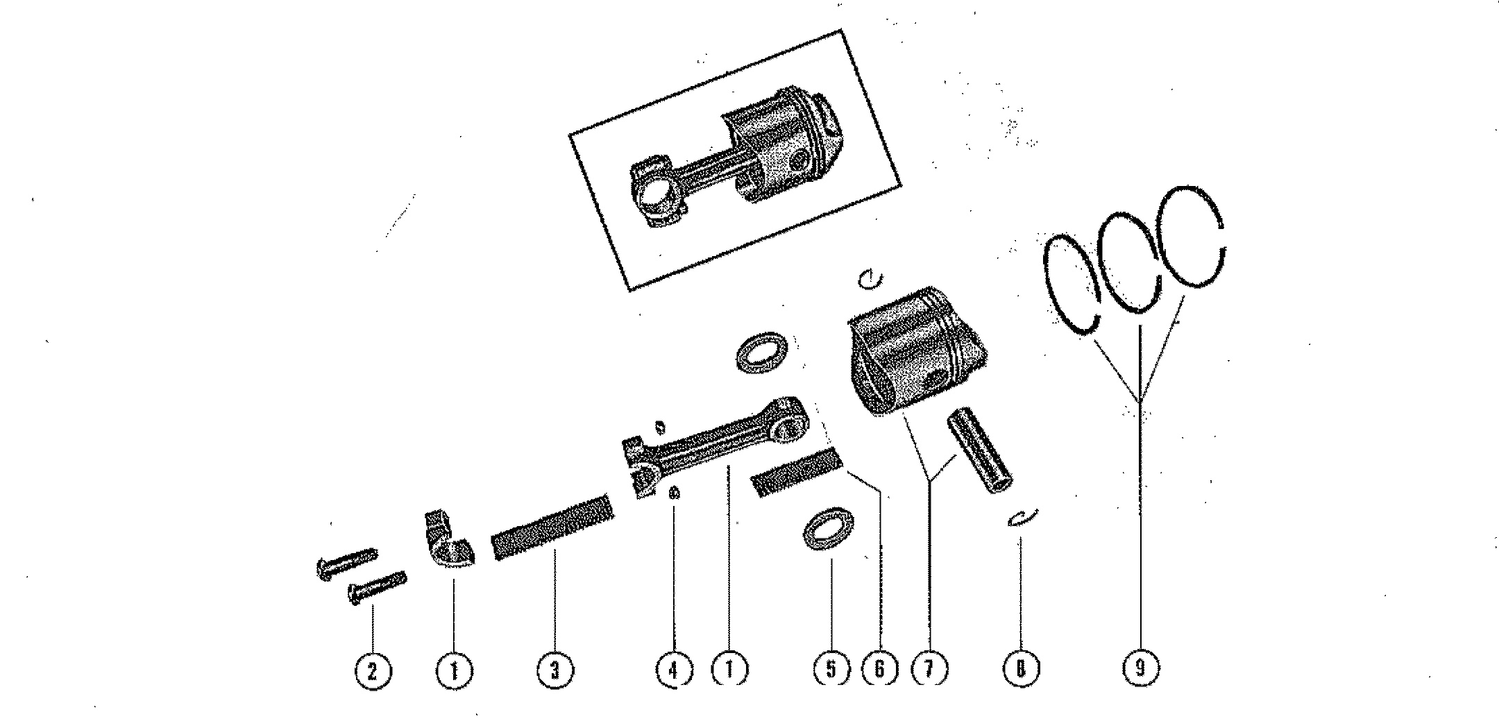 PISTON AND CONNECTING ROD ASSEMBLY
