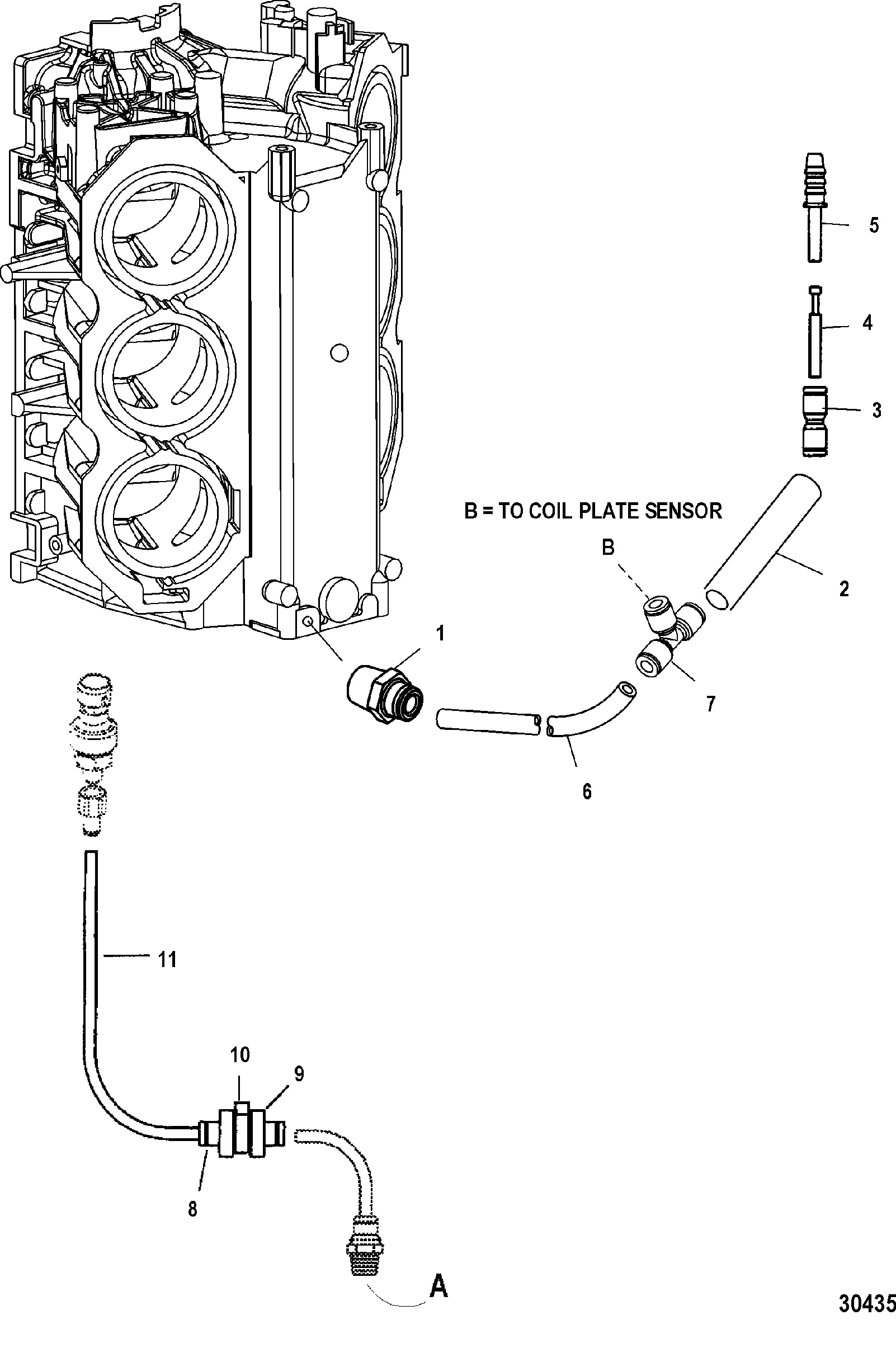 SPEEDO BLOCK PRESSURE SYSTEM(S N-0T409000 & UP)