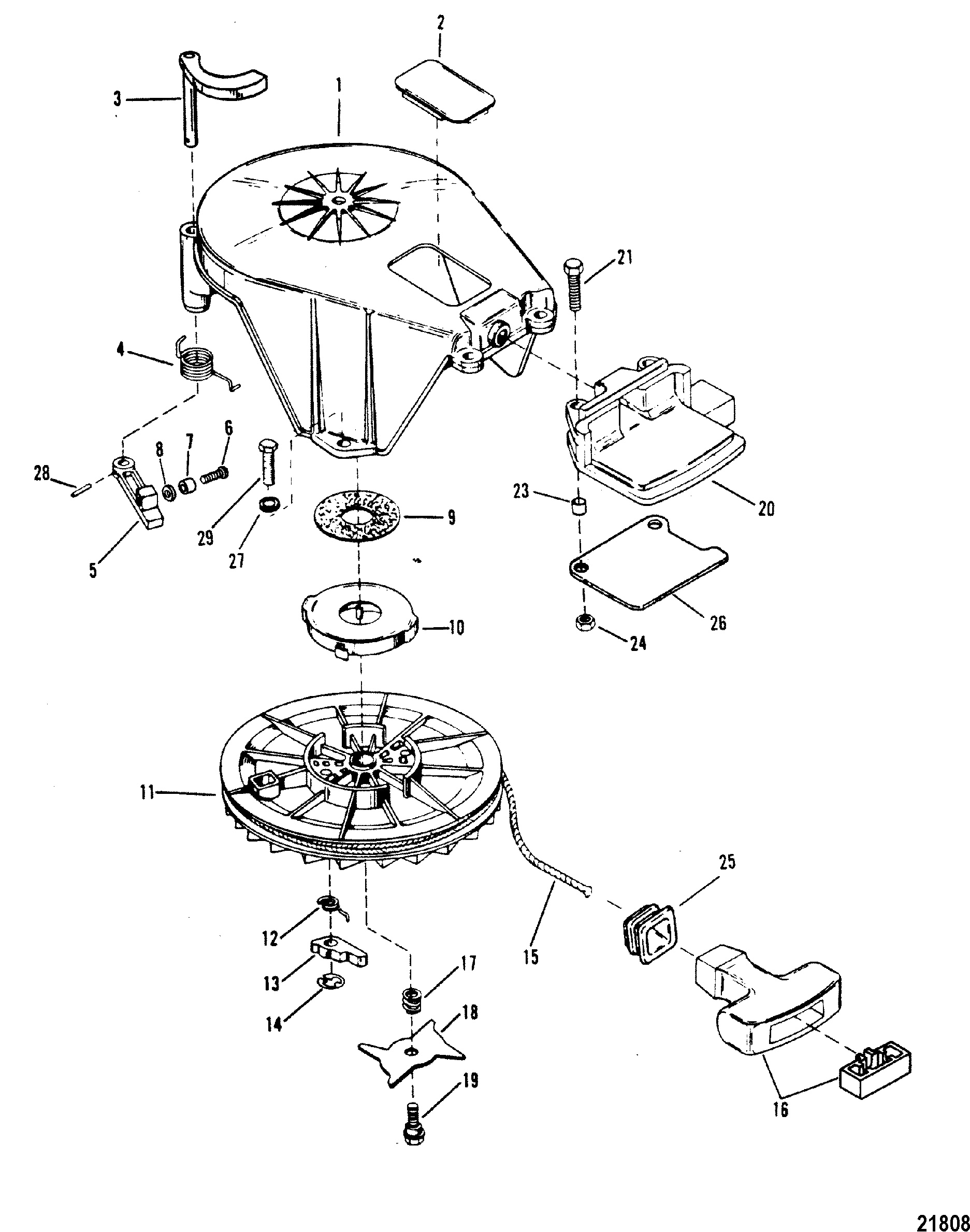 Recoil Starter Assembly(MANUAL)