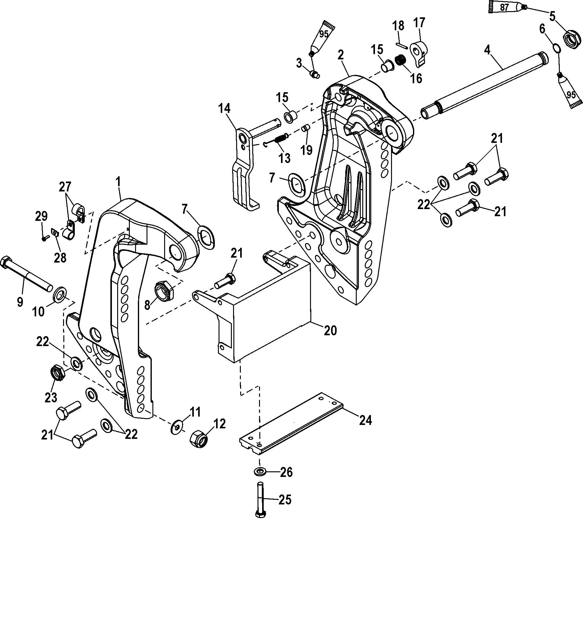 Transom Bracket
