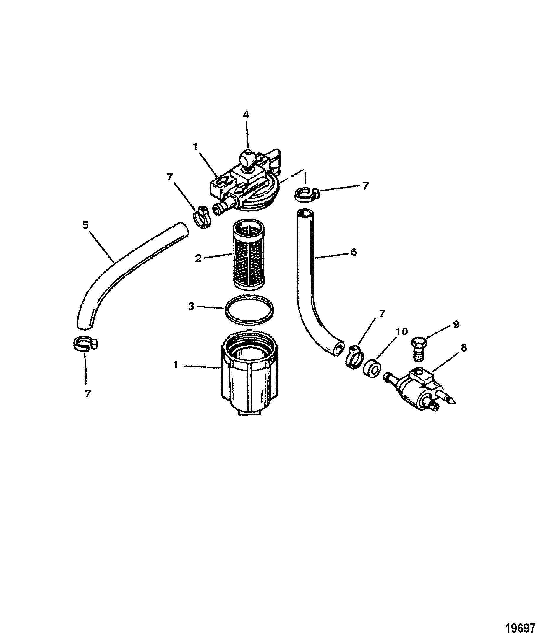 Ensemble de filtre à carburant