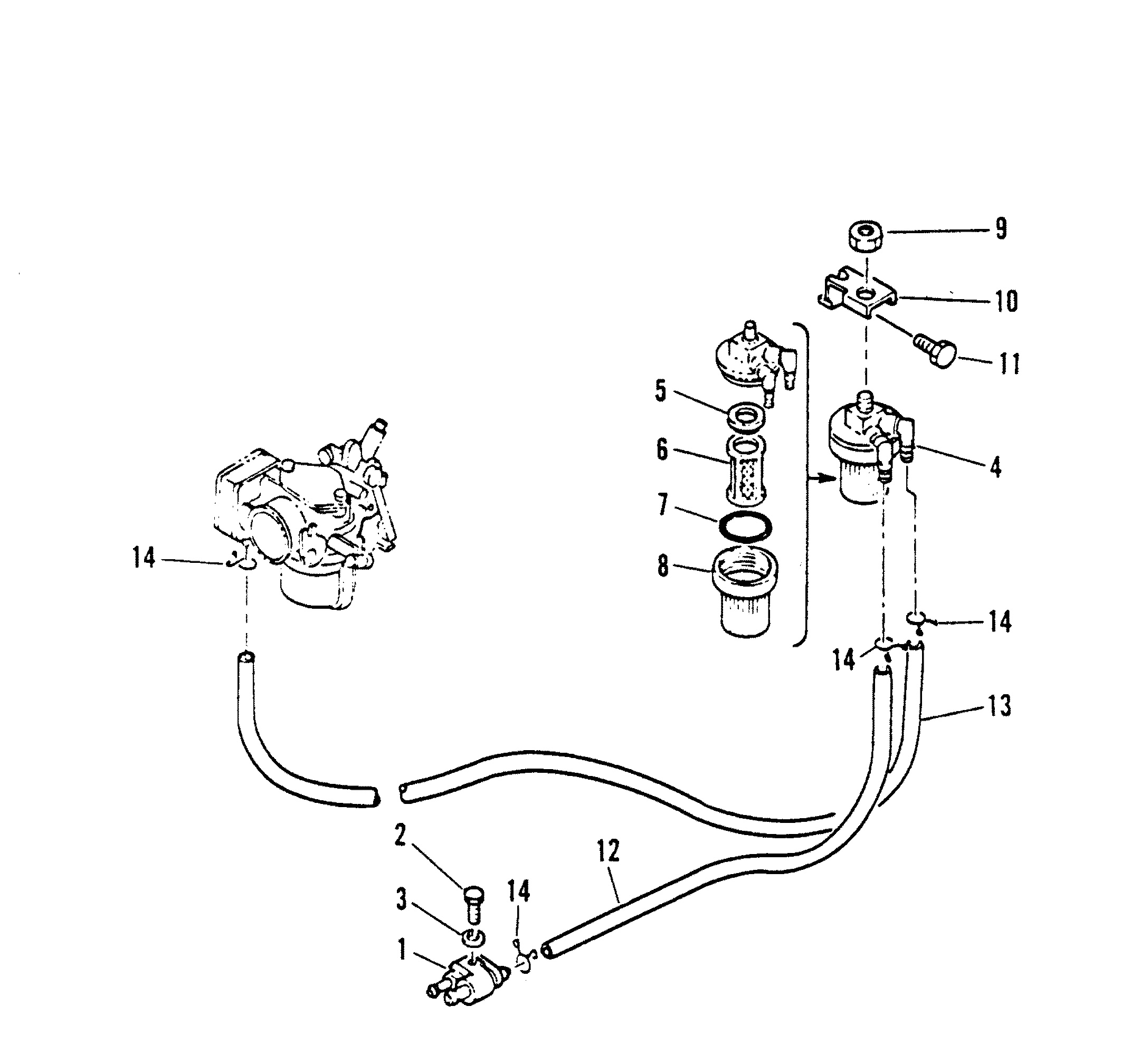 FUEL LINES AND FILTER