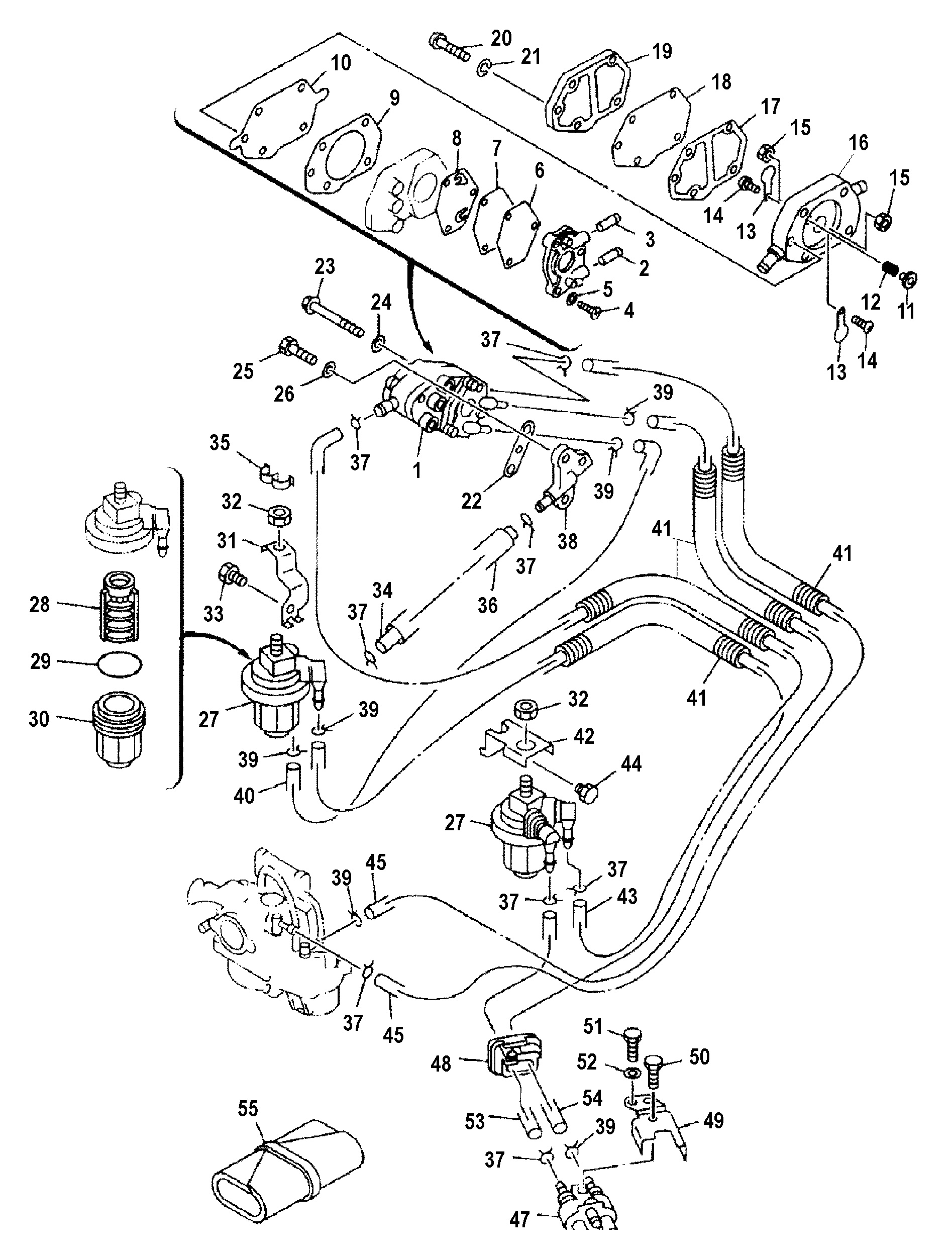 FUEL PUMP FUEL LINES