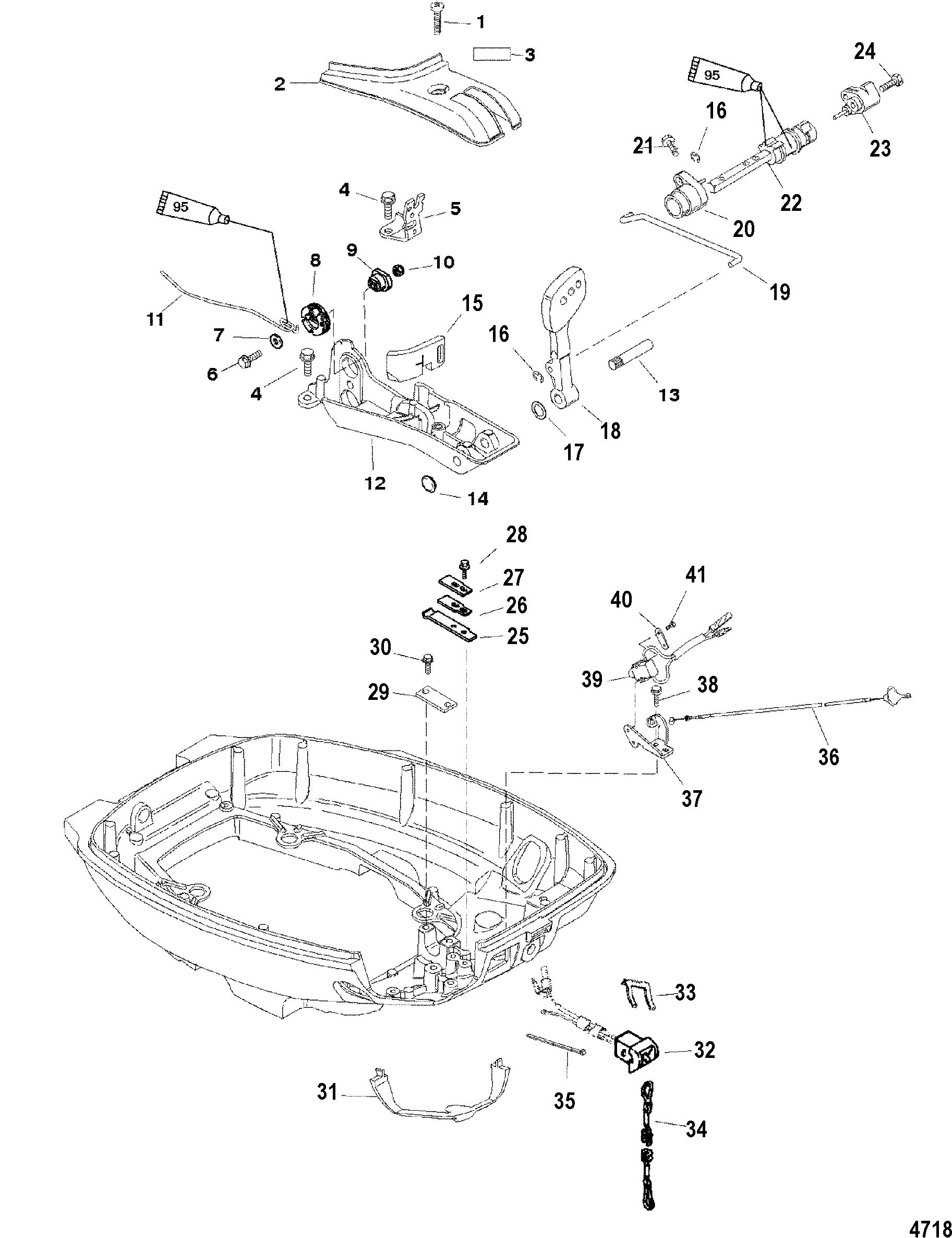 Throttle Shift Linkage(Handle Models)