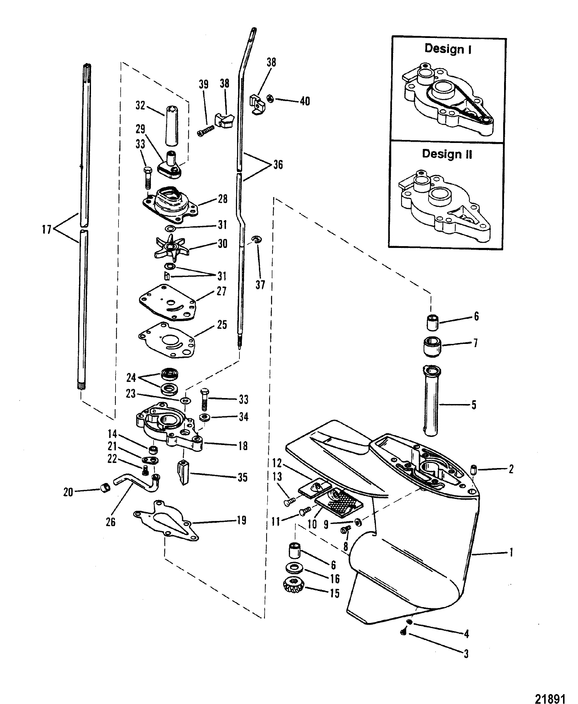 Gear Hsg(Driveshaft-Design I-Refer to Reference #17)