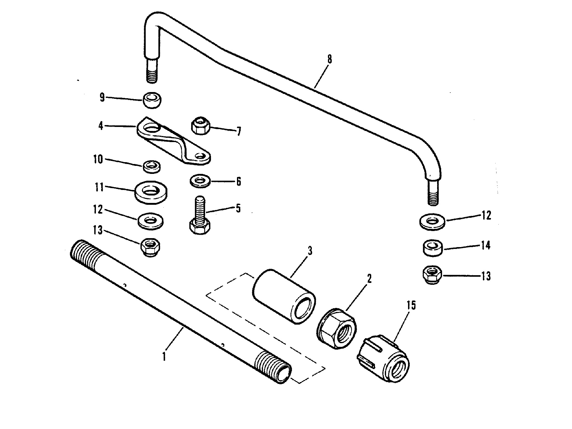 LINK ROD AND COMPONENTS(ELECTRIC LONG W REMOTE CONTROL)