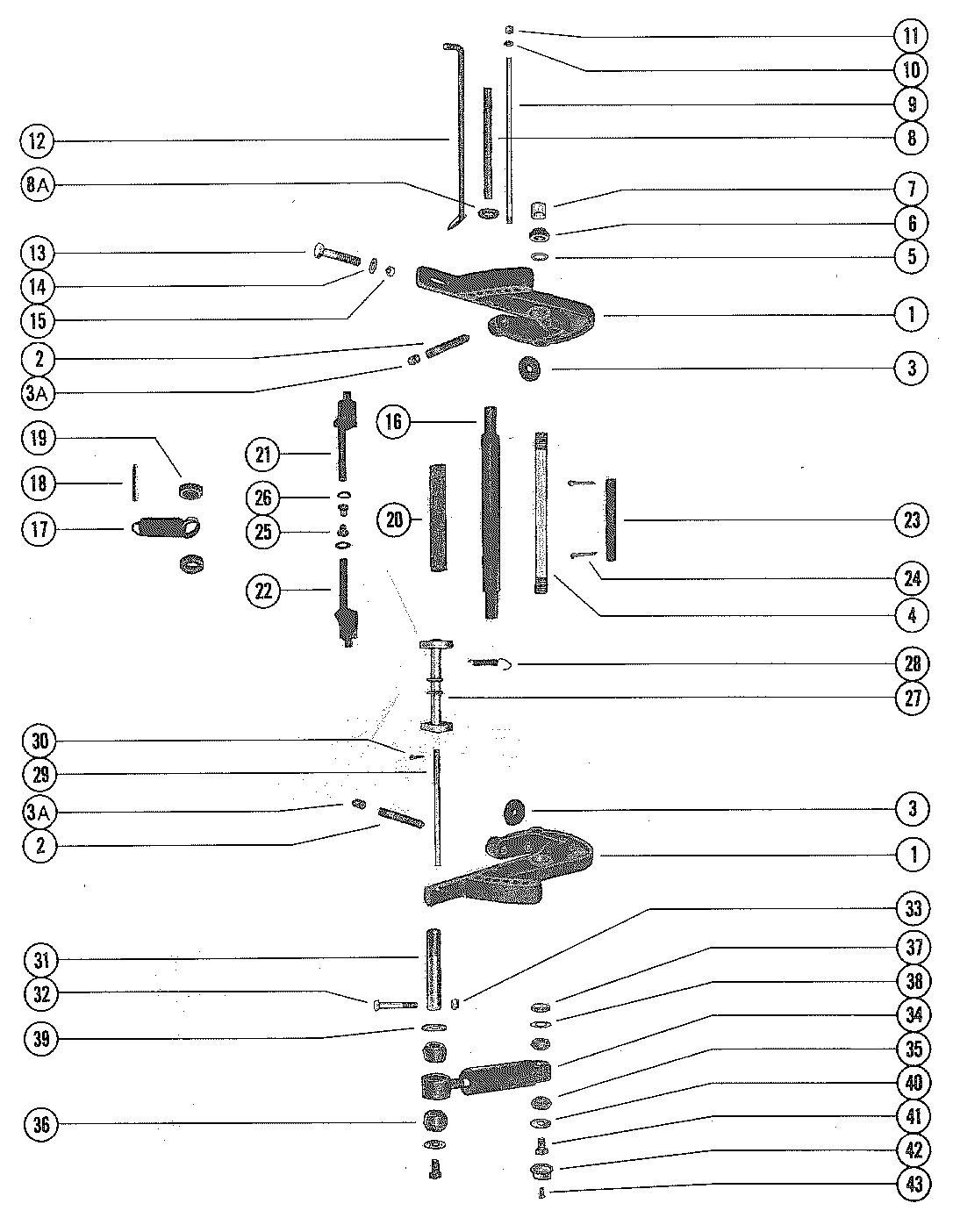 CLAMP BRACKET AND REVERSE LOCK
