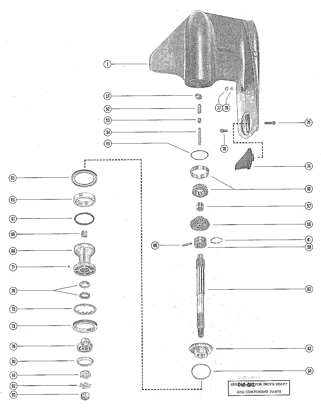 GEAR HOUSING ASSEMBLY, COMPLETE (PAGE 2)