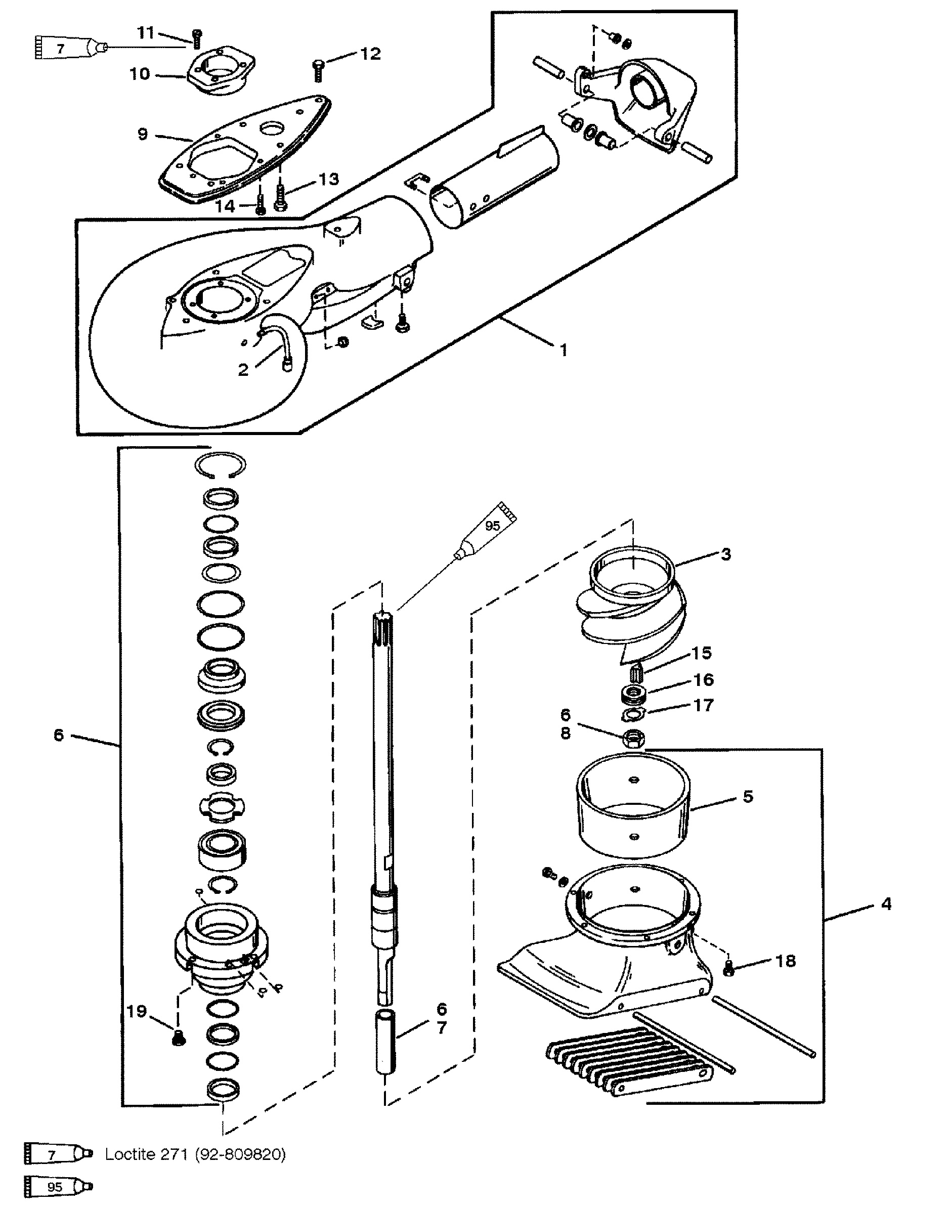 Ensemble de pompe à jet (S N 0G157845 et inférieur)