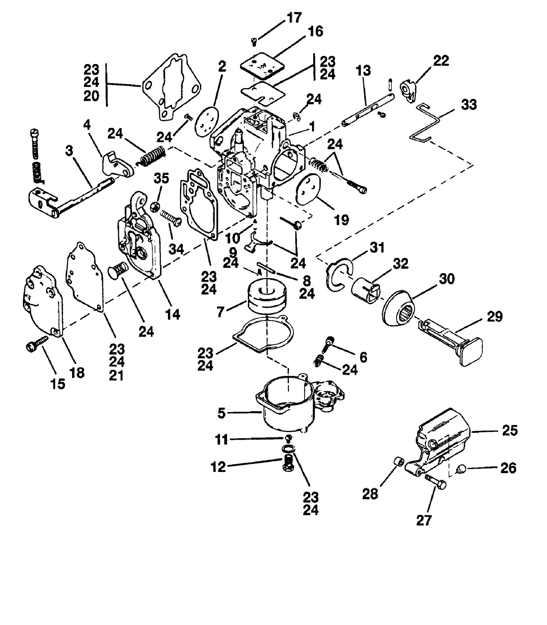 Carburetor(SeaPro Marathon-10 15)