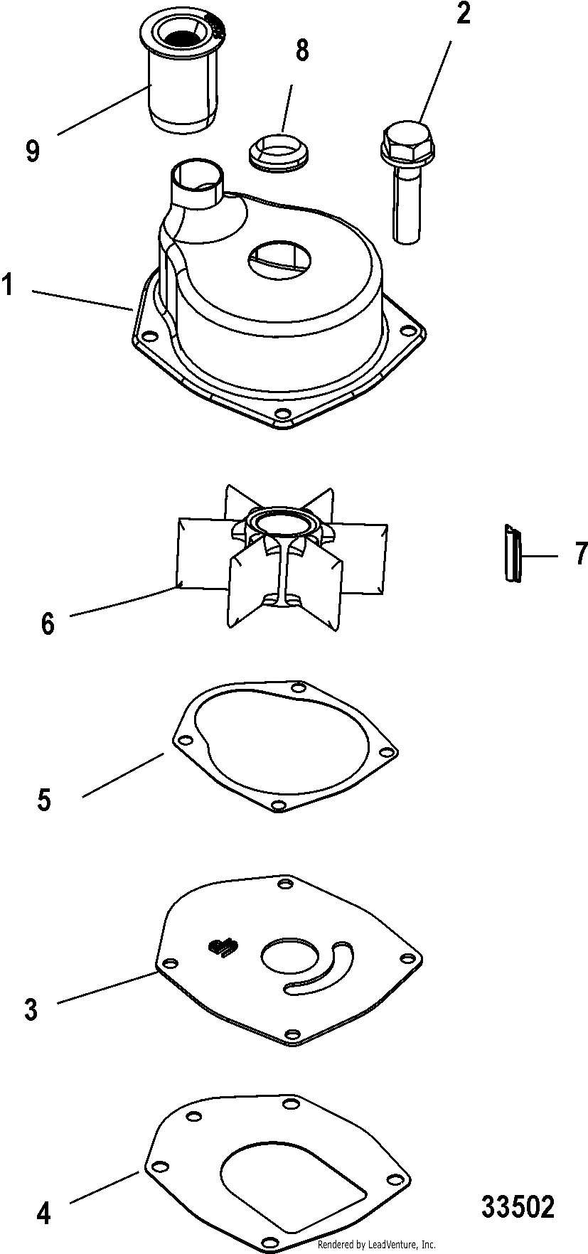 Water Pump Kit, Jet