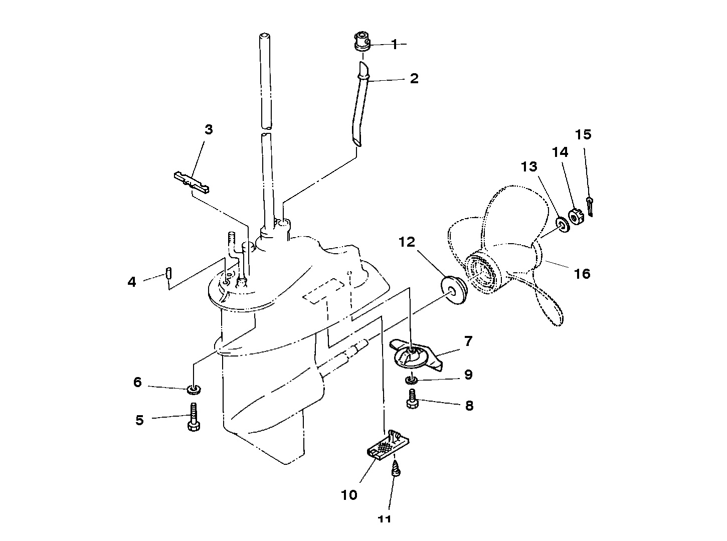 LOWER GEAR HOUSING