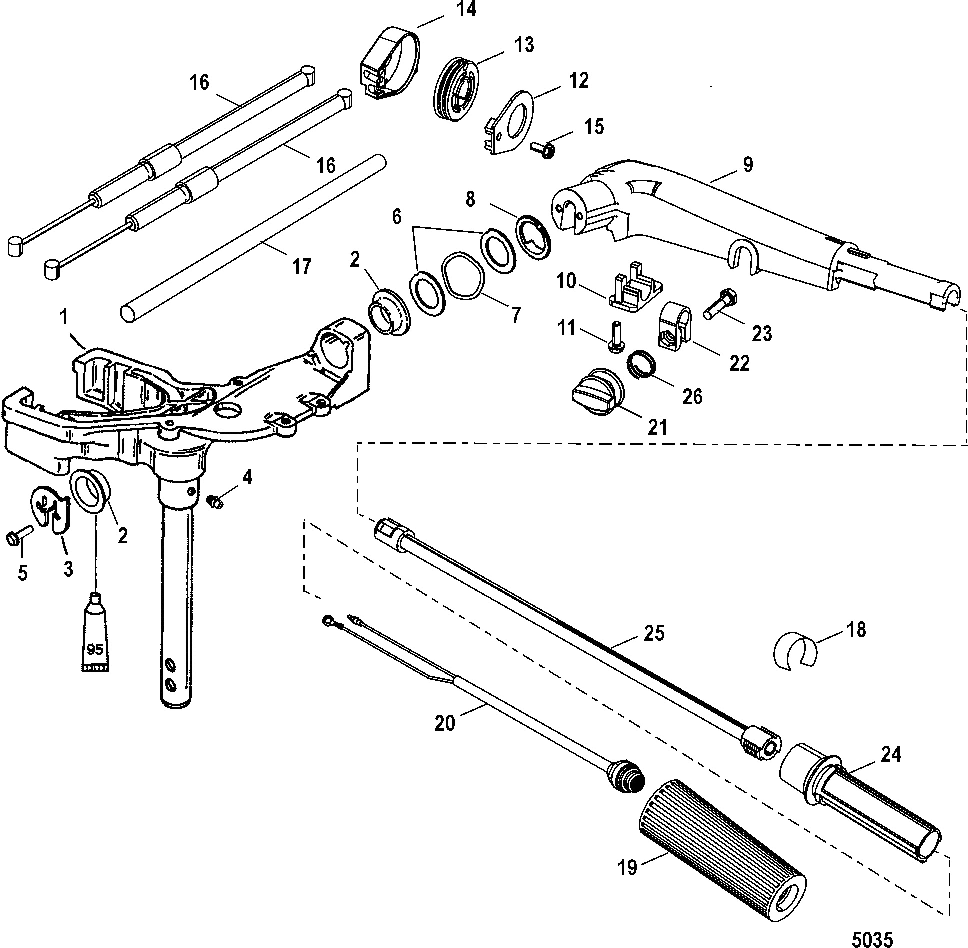 Swivel Head and Steering Handle