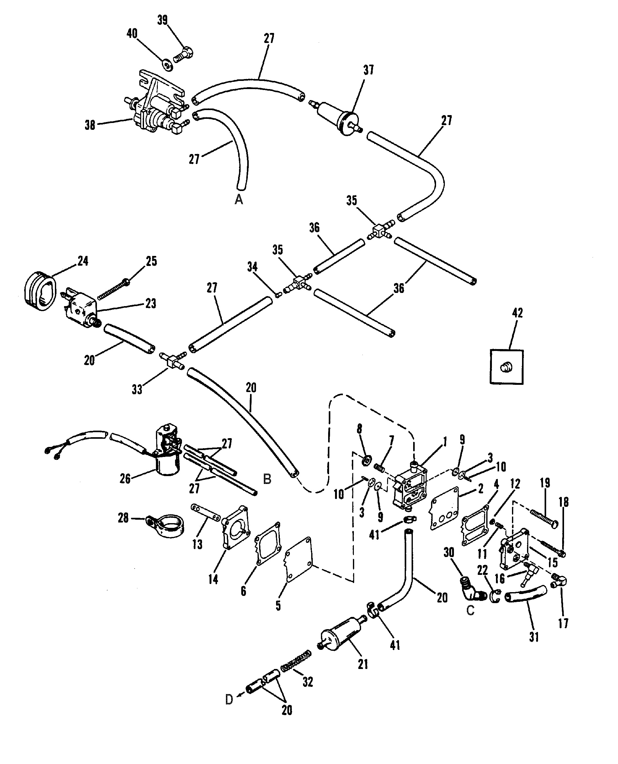 Fuel Pump(Use With 90 Degree Check Valve Reference #16)