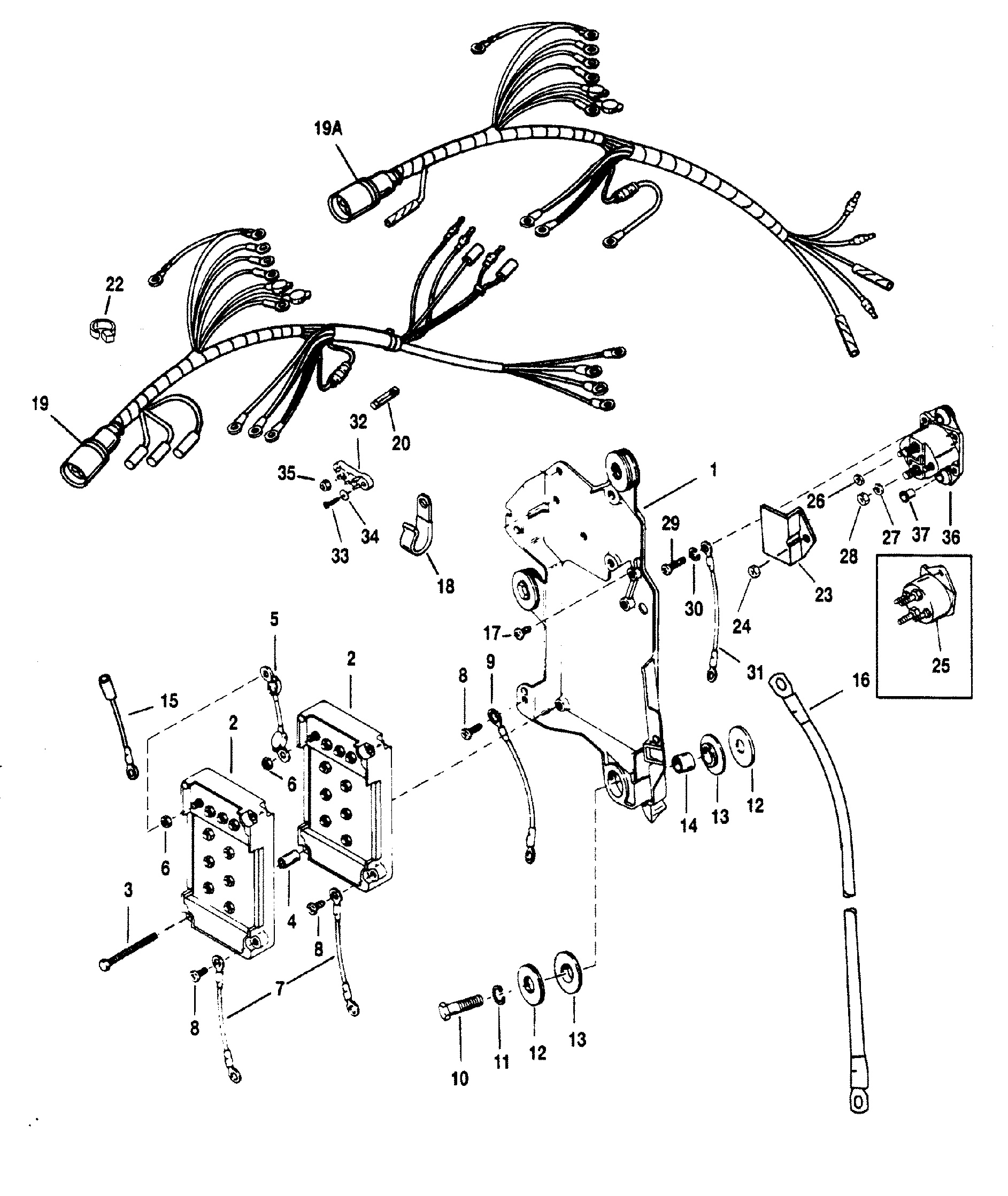 WIRING HARNESS STARTER SOLENOID
