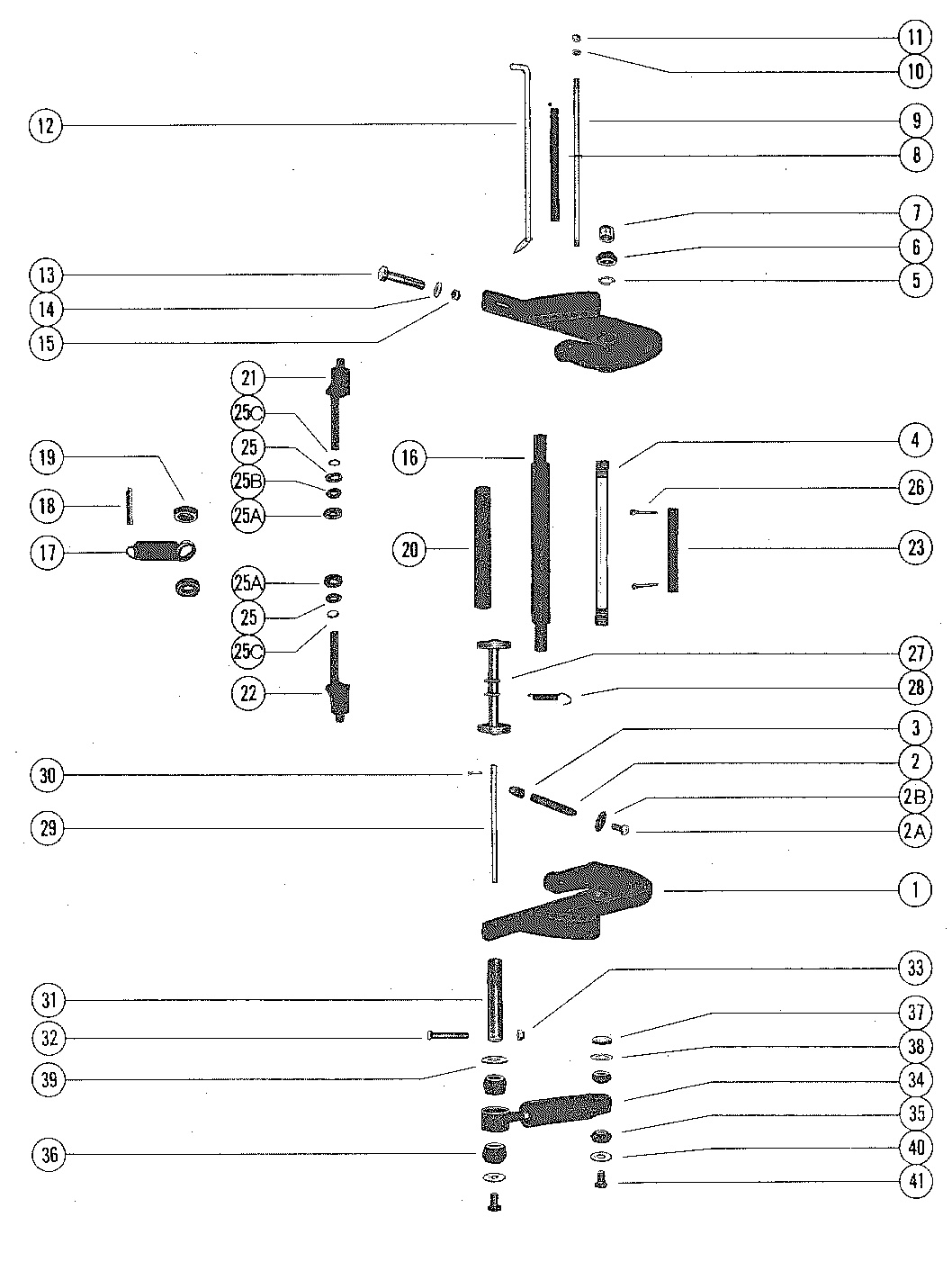 CLAMP BRACKET AND REVERSE LOCK
