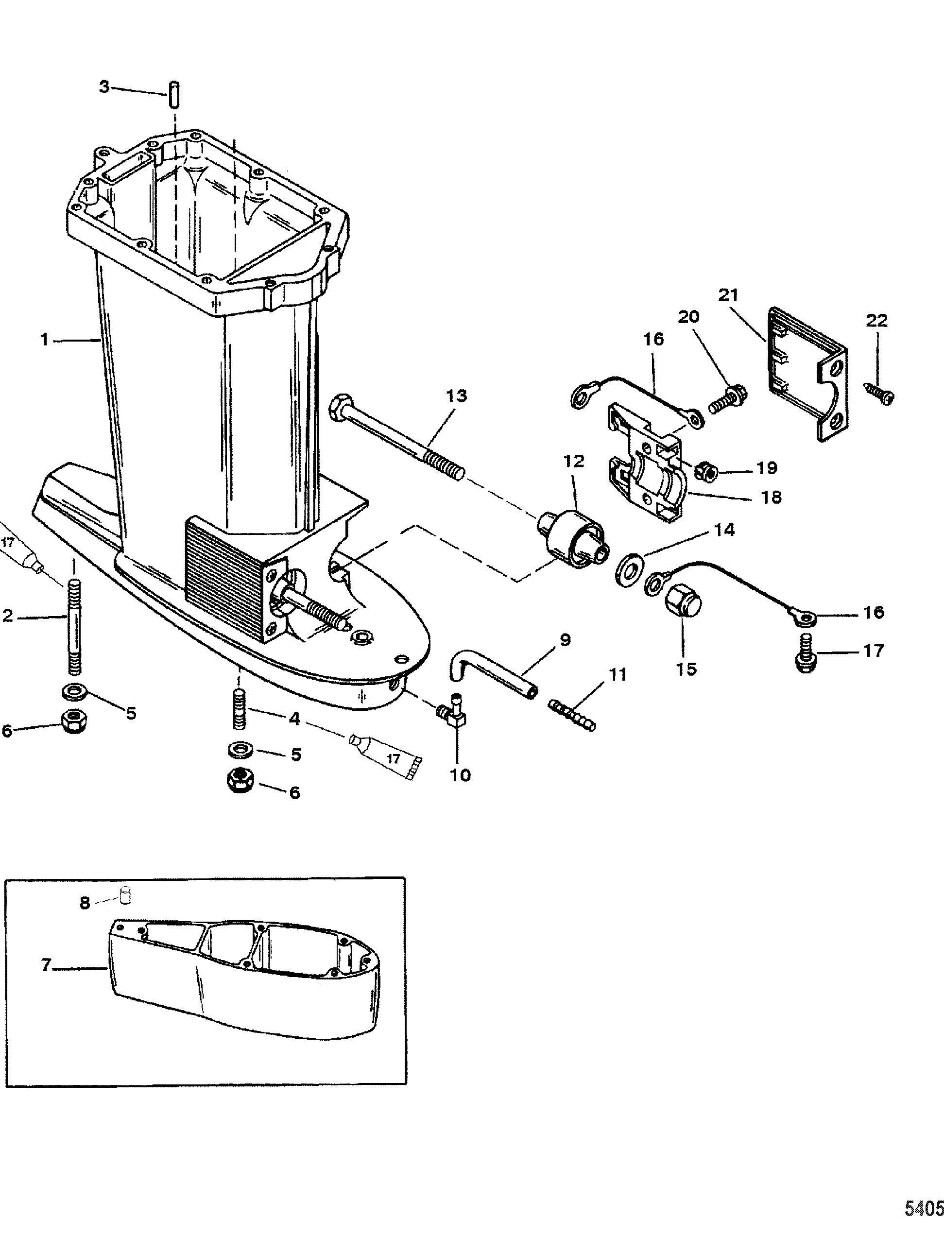 Boîtier d'arbre de transmission, USA-0T800999 BEL-0P267999 et inférieur