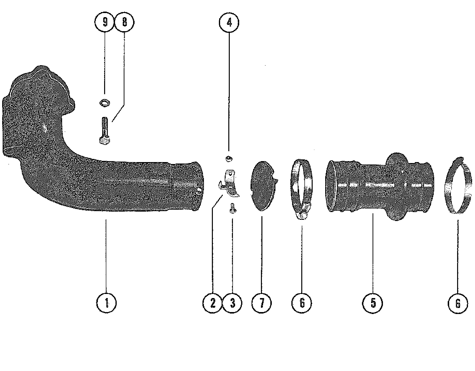 EXHAUST ELBOW ASSEMBLY