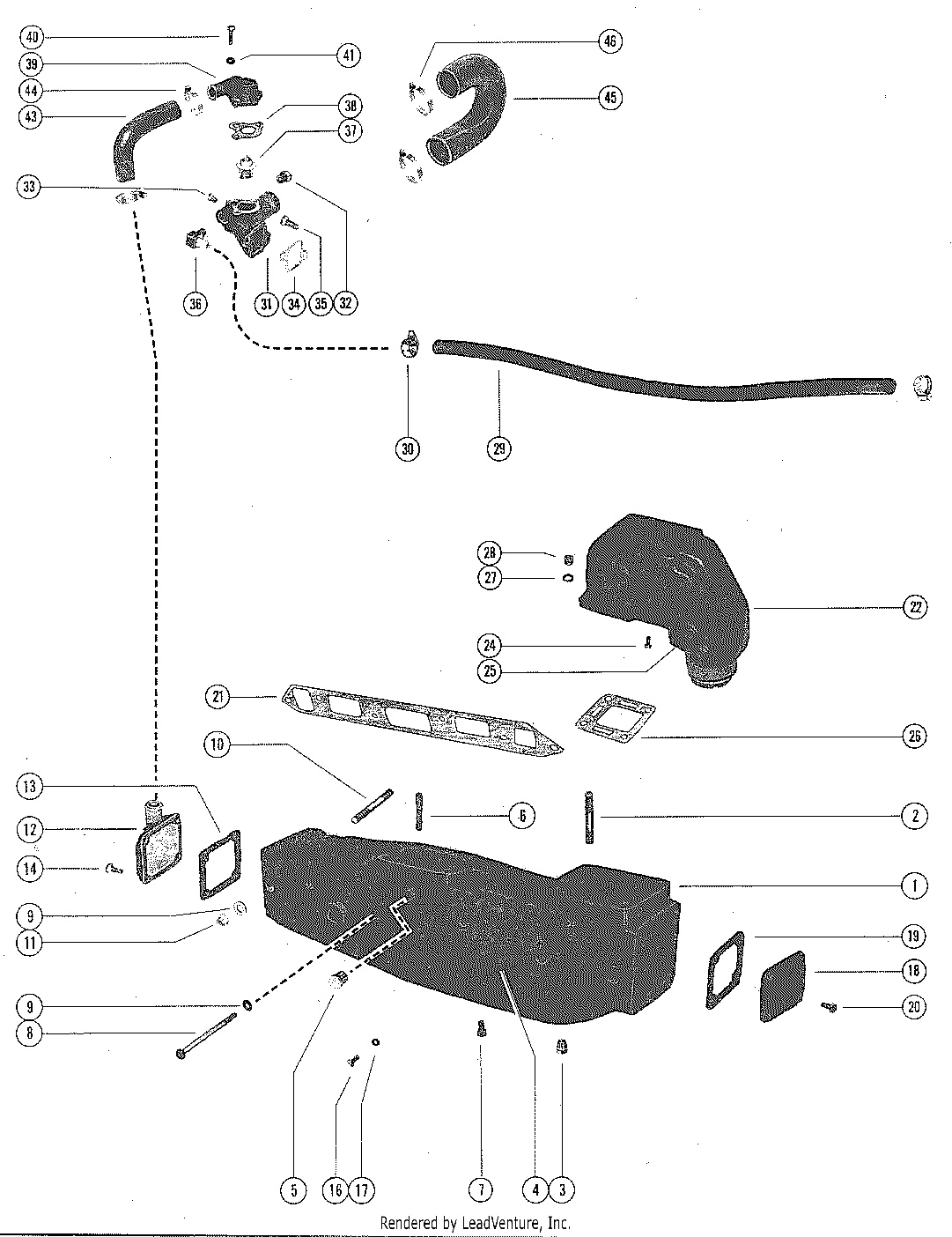 ENSEMBLE COLLECTEUR D'ÉCHAPPEMENT