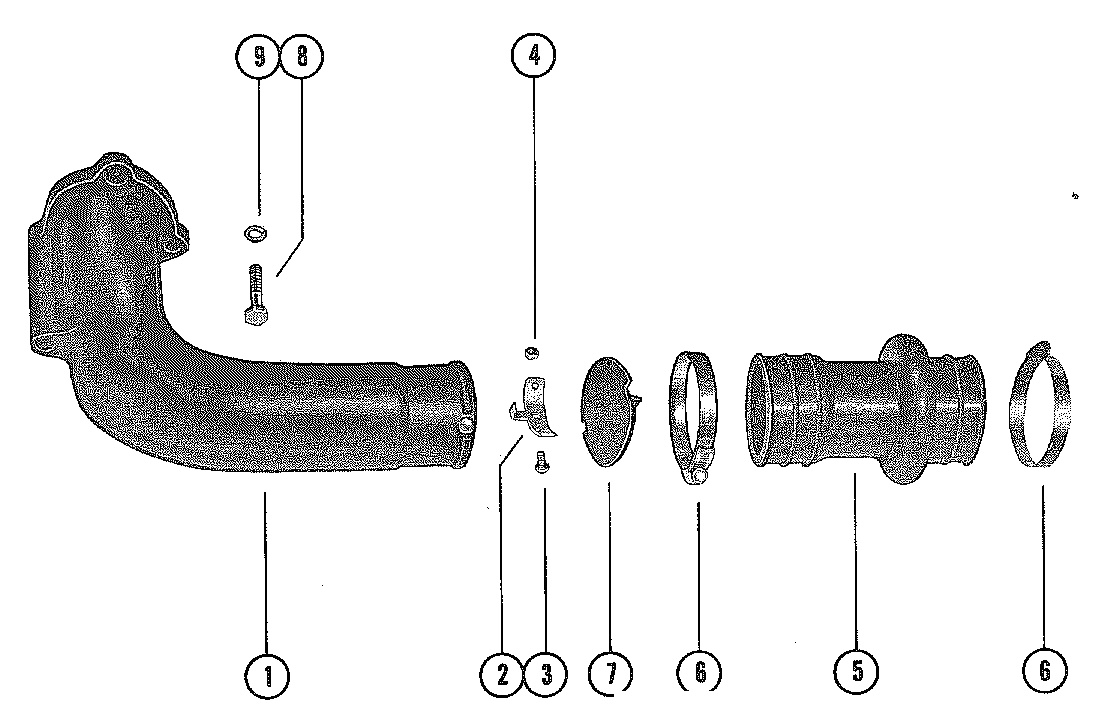 EXHAUST ELBOW ASSEMBLY