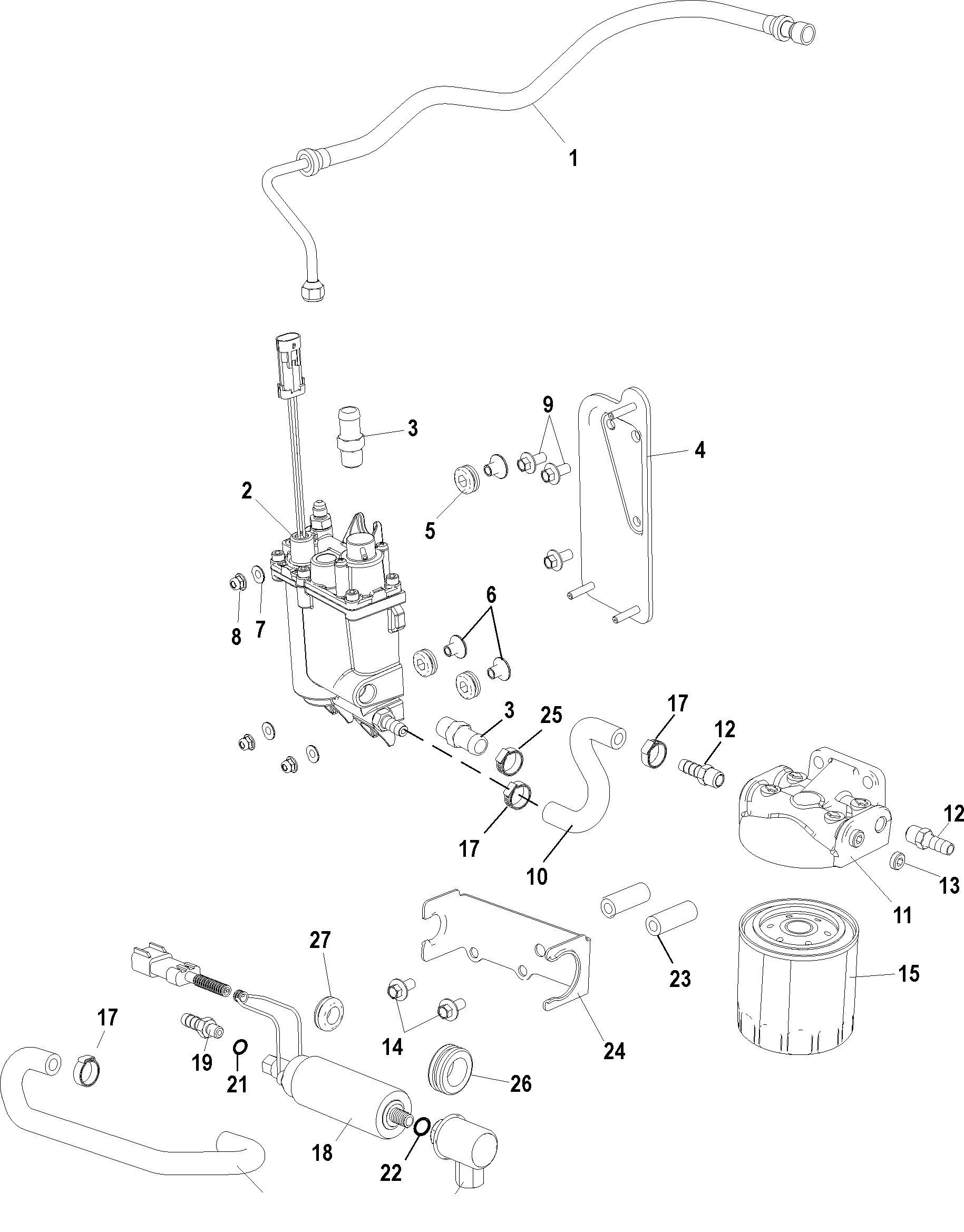 Fuel System, Hoses, Filters, Pumps