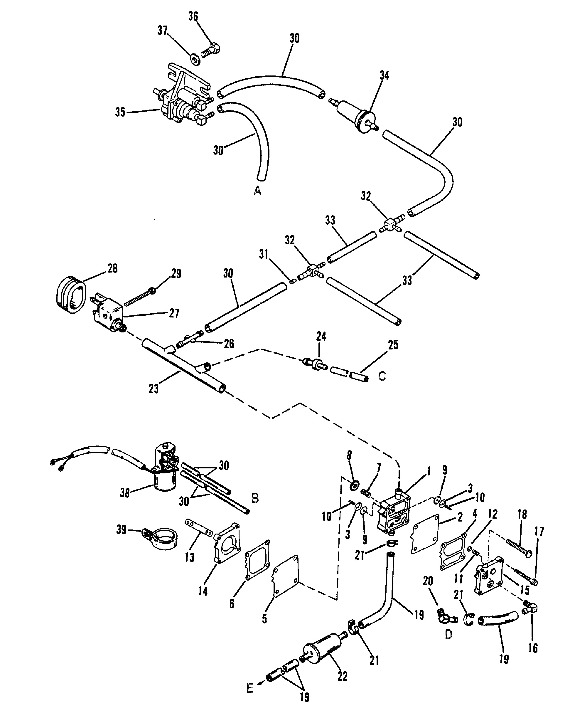 Fuel Pump(Use With Inline Check Valve Reference Number 24)