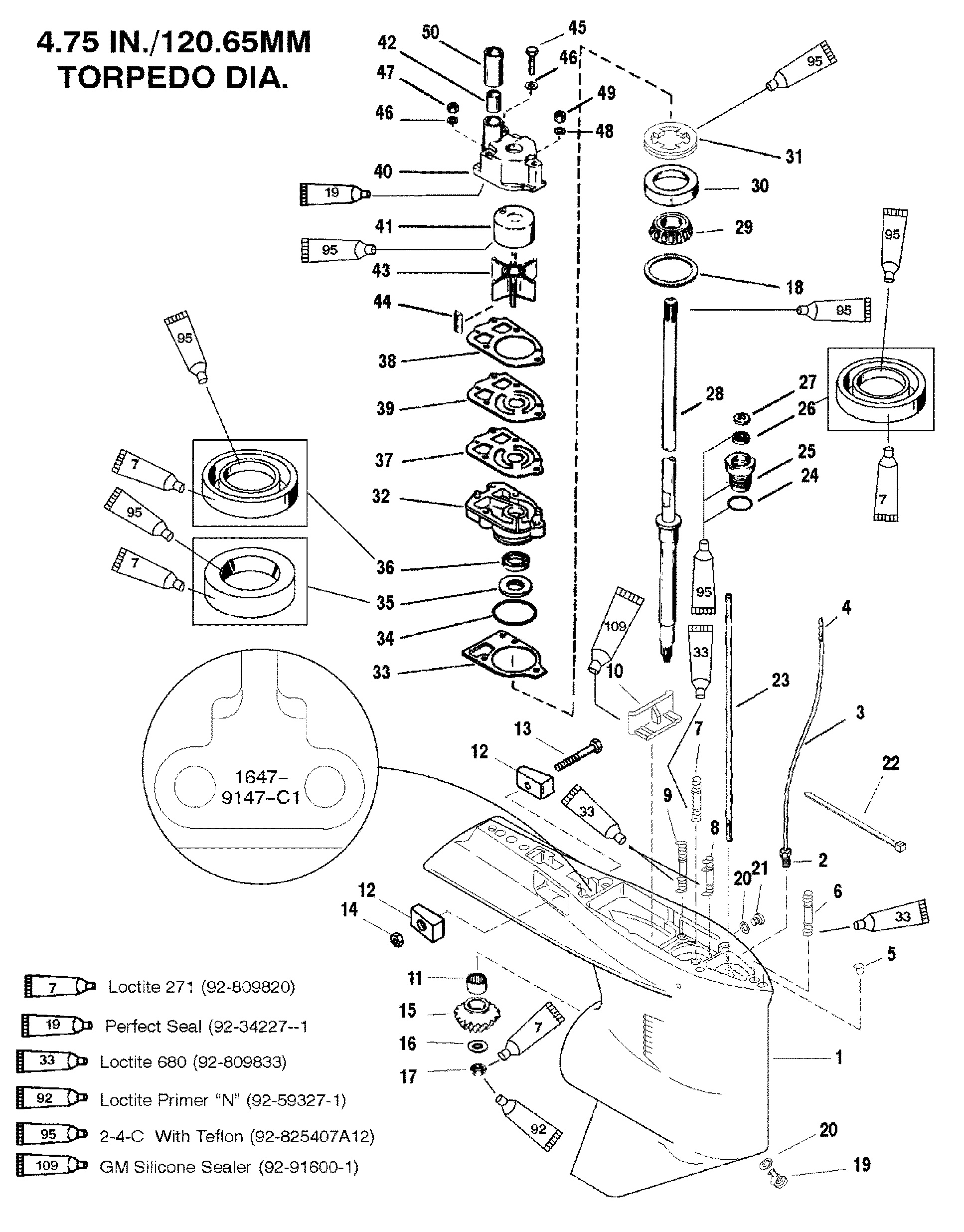 Gear Housing(Driveshaft-Standard-S N-0G437999 & Below)