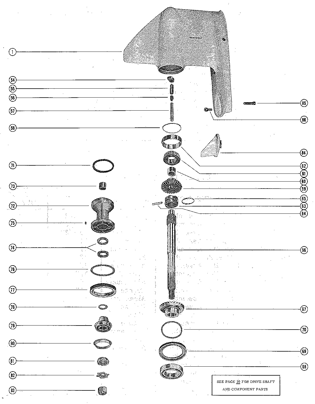 GEAR HOUSING ASSEMBLY, COMPLETE (PAGE 2)