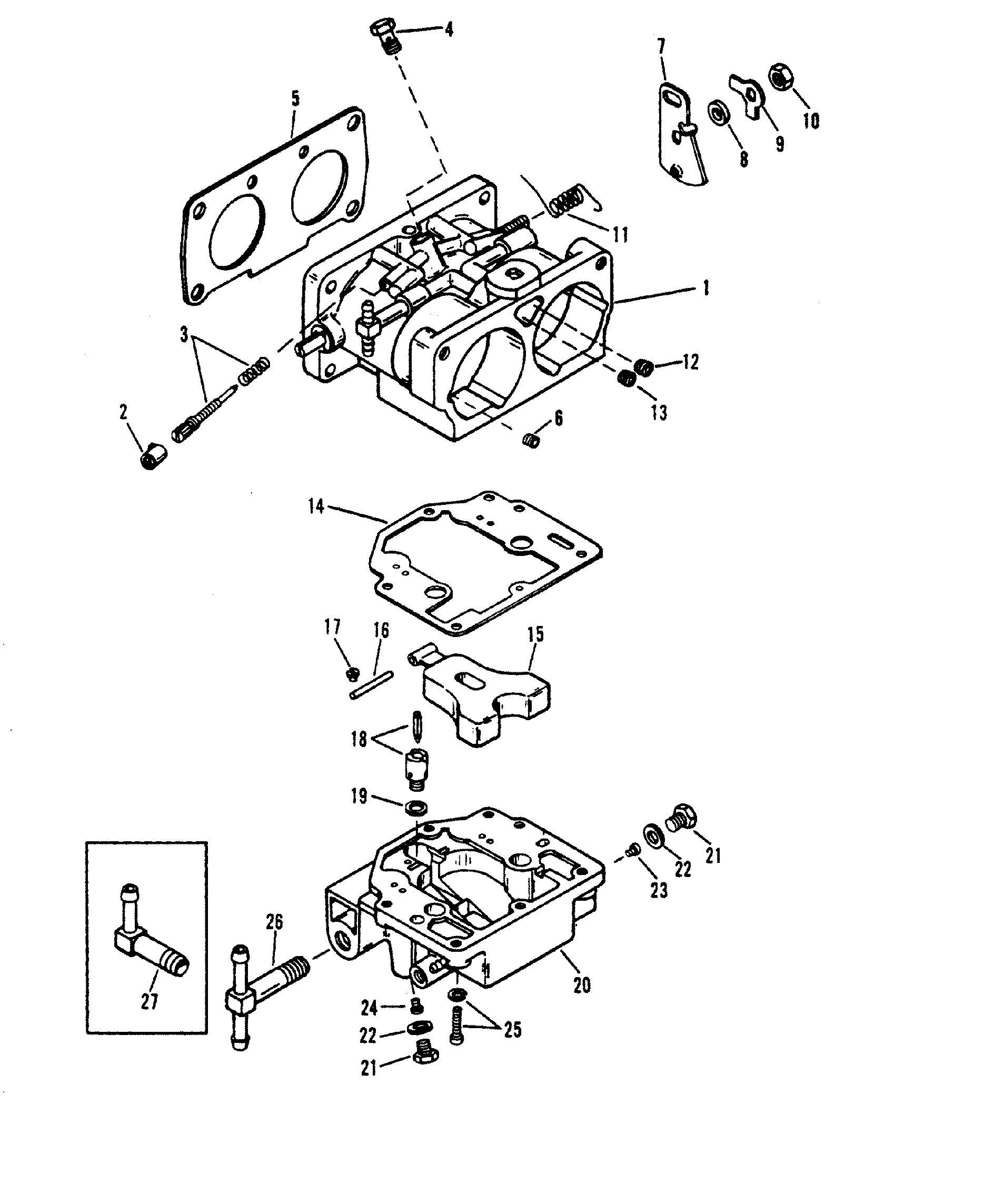 CARBURETOR(WMH - 12A 12B 13 13B 14A 15 16)