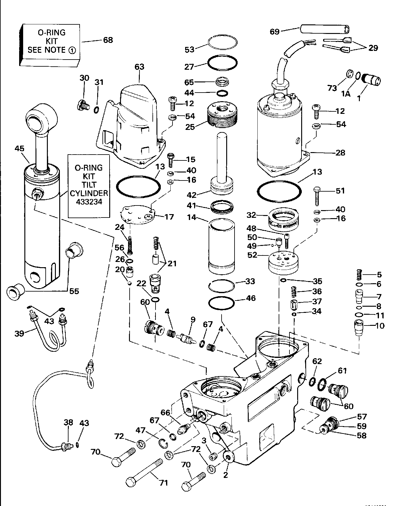 Ensemble hydraulique de correction d’assiette et de relevage