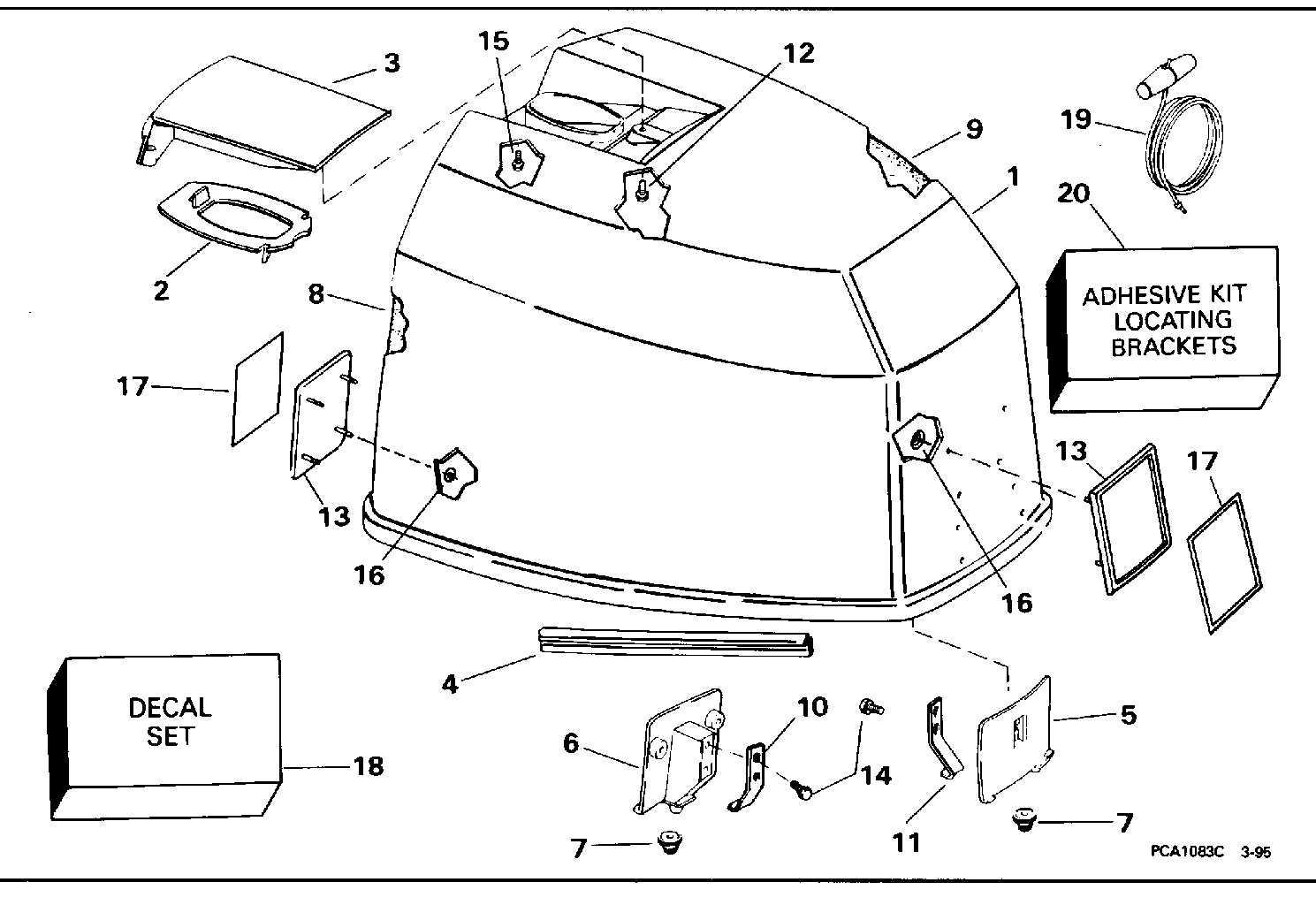 Capot moteur – Johnson