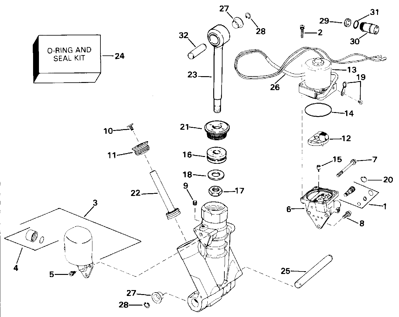 Ensemble hydraulique de correction d’assiette et de relevage