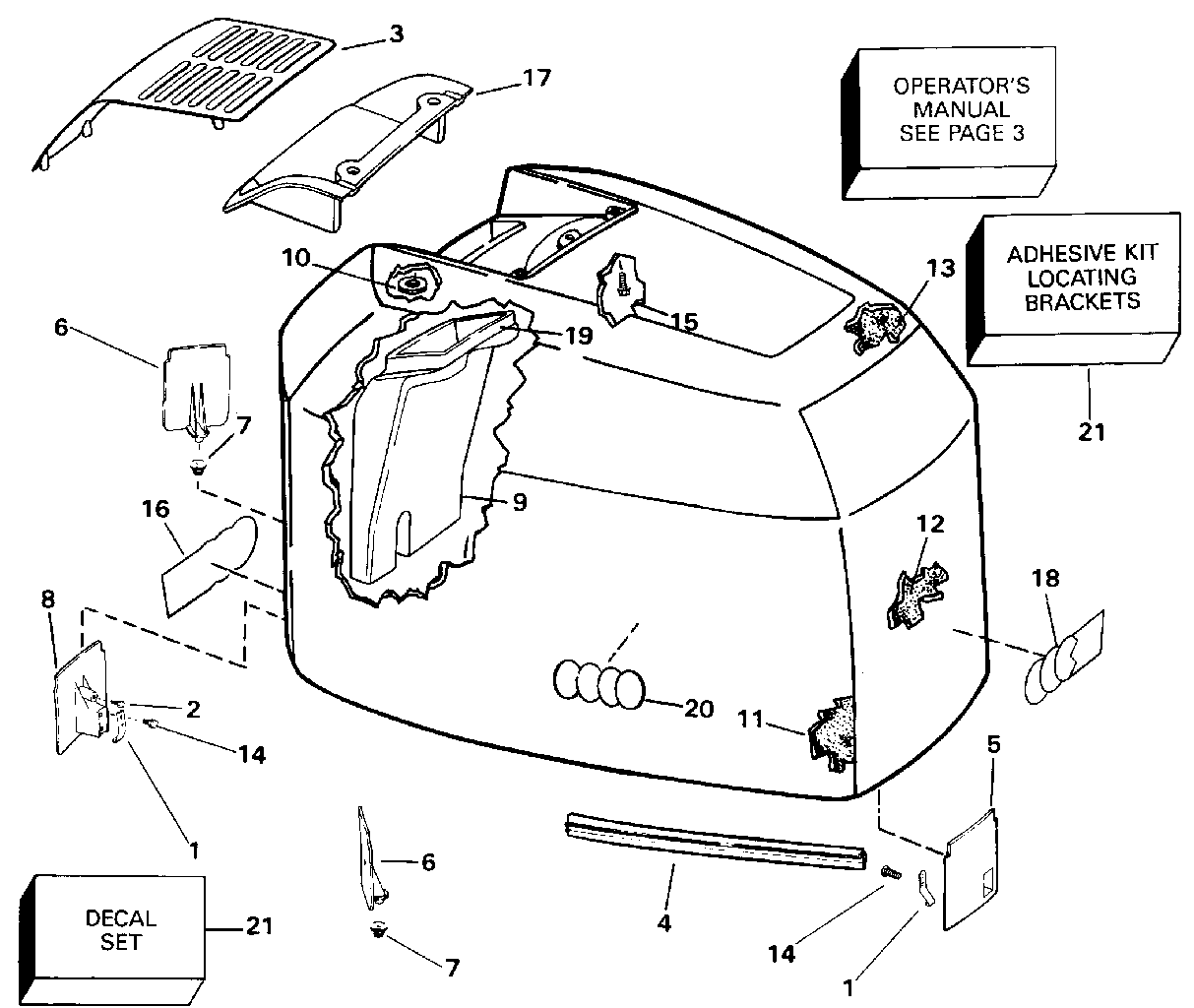 Capot moteur – 185