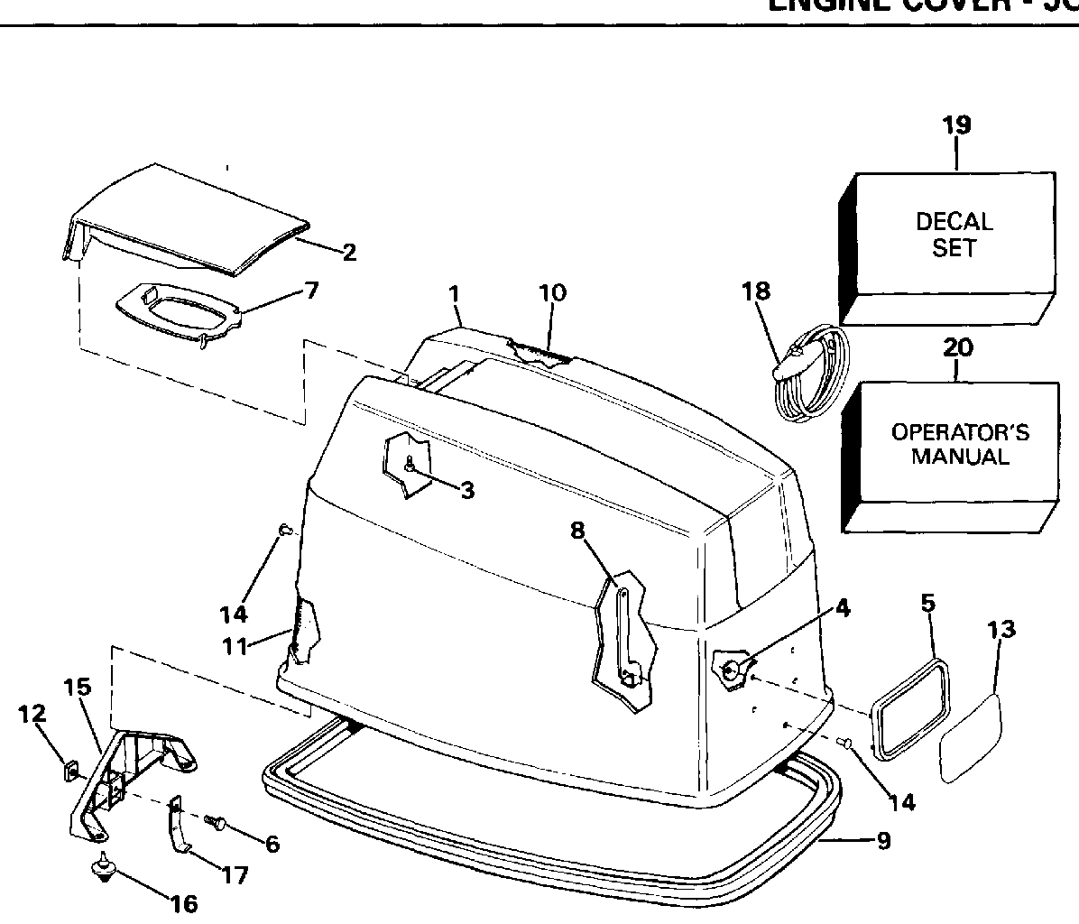 Capot moteur – Johnson