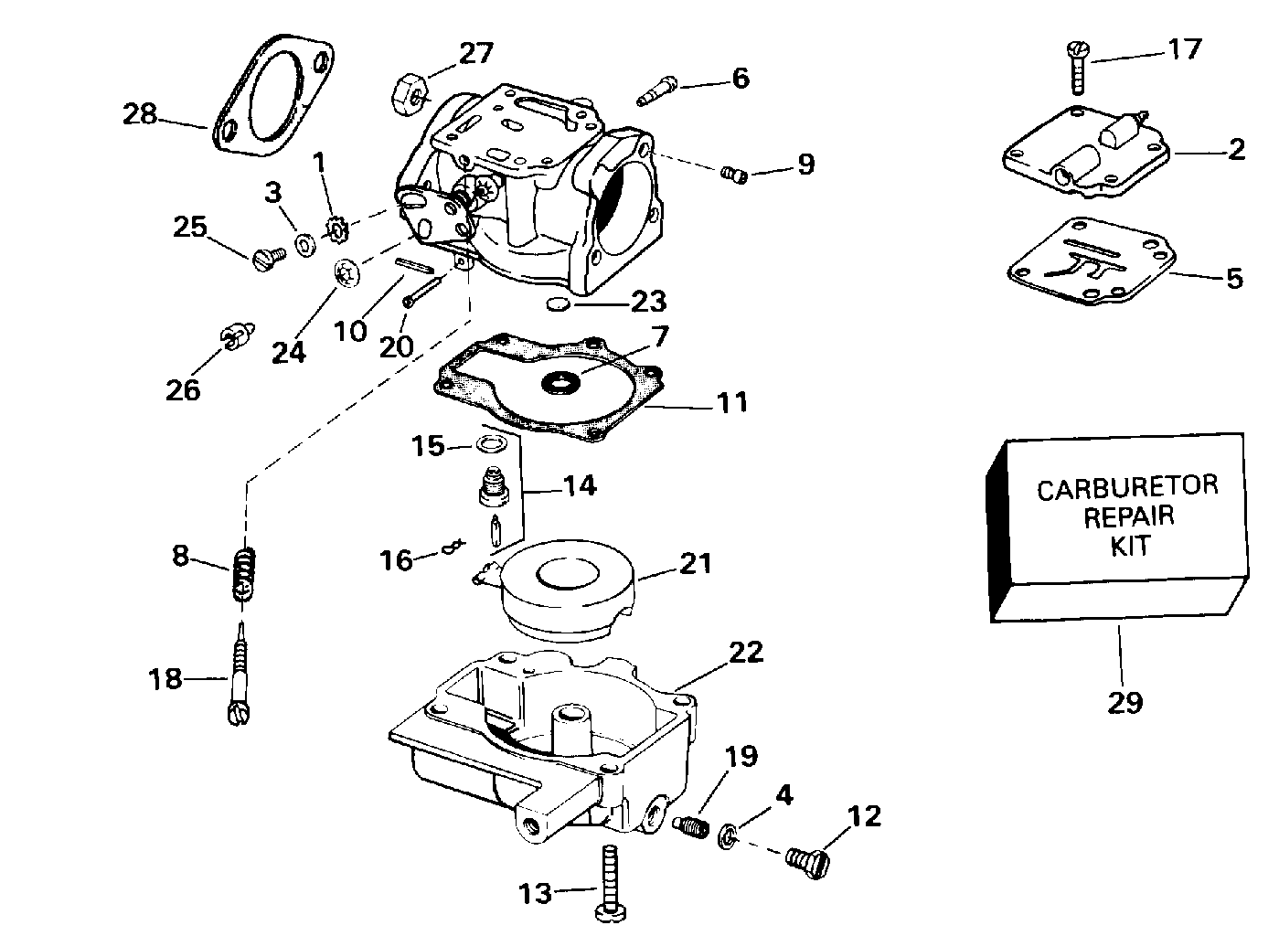 Carburateur – 30EE – 30ELE