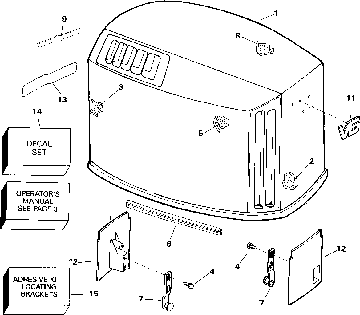 Capot moteur – Johnson