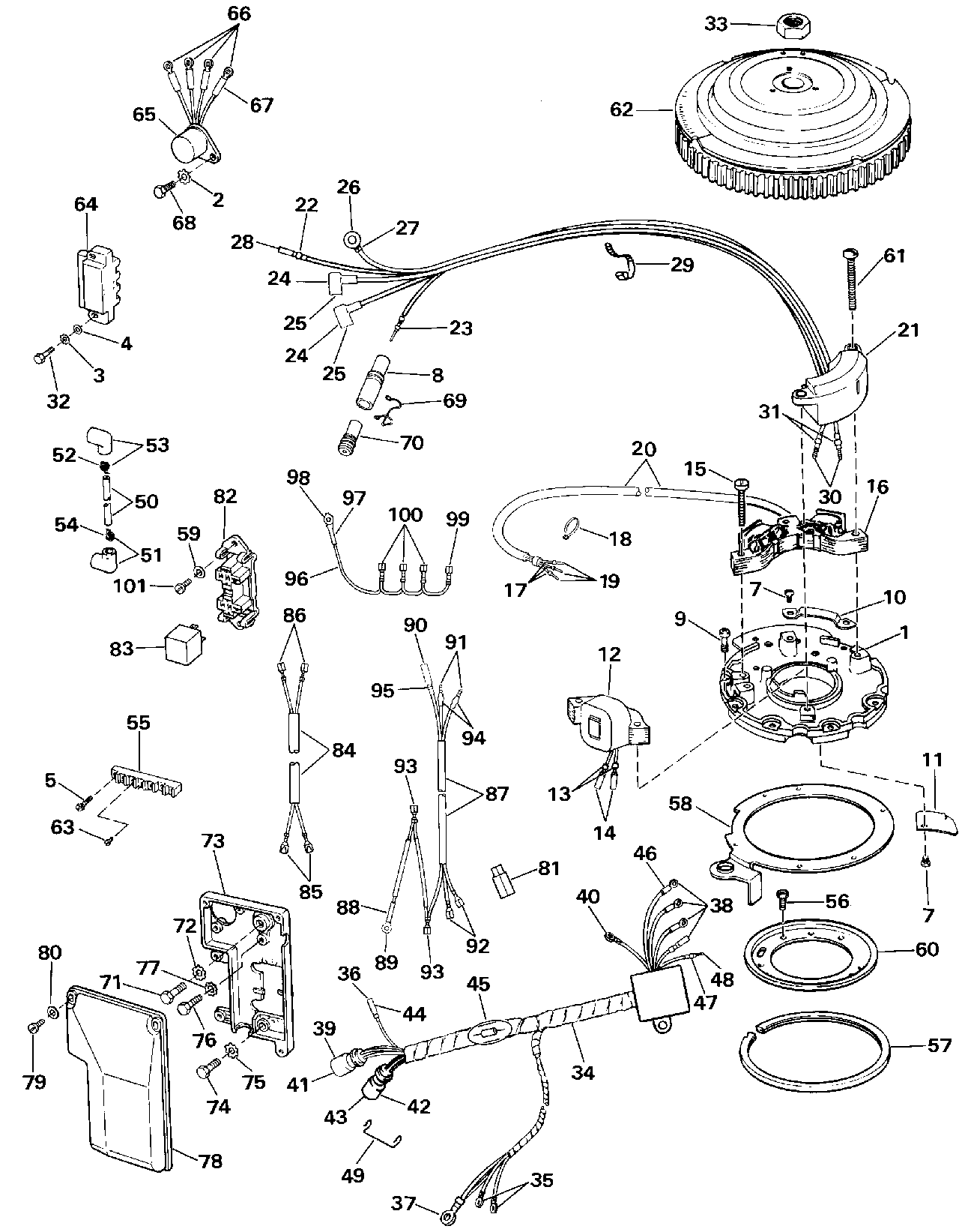 Système d’allumage — modèles à démarrage électrique TE-TTL