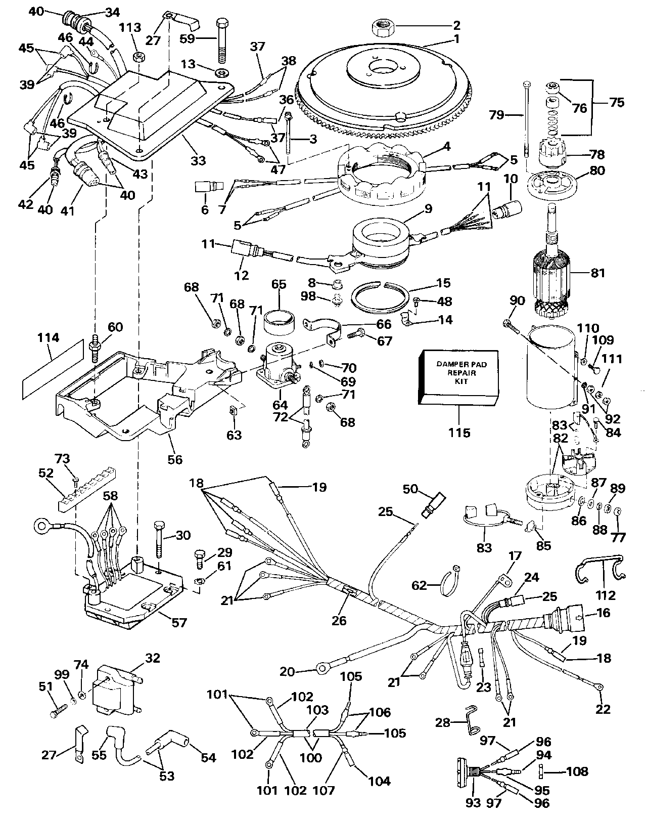 Système d’allumage et démarreur électrique