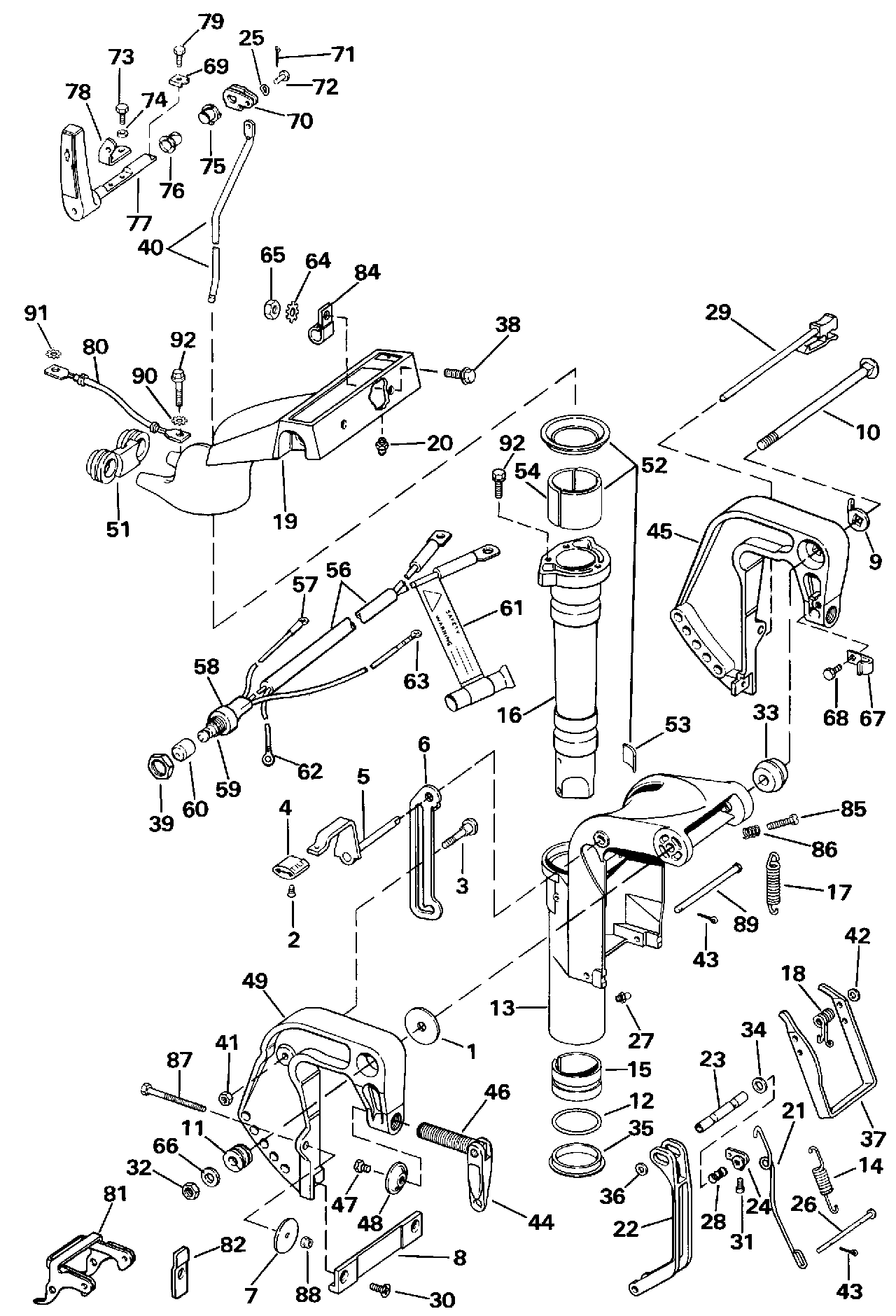 Section intermédiaire — modèle 10SEL uniquement