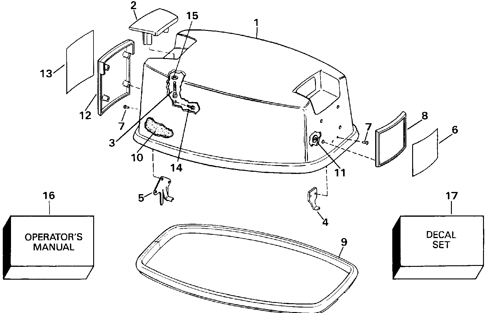 Capot moteur – Johnson