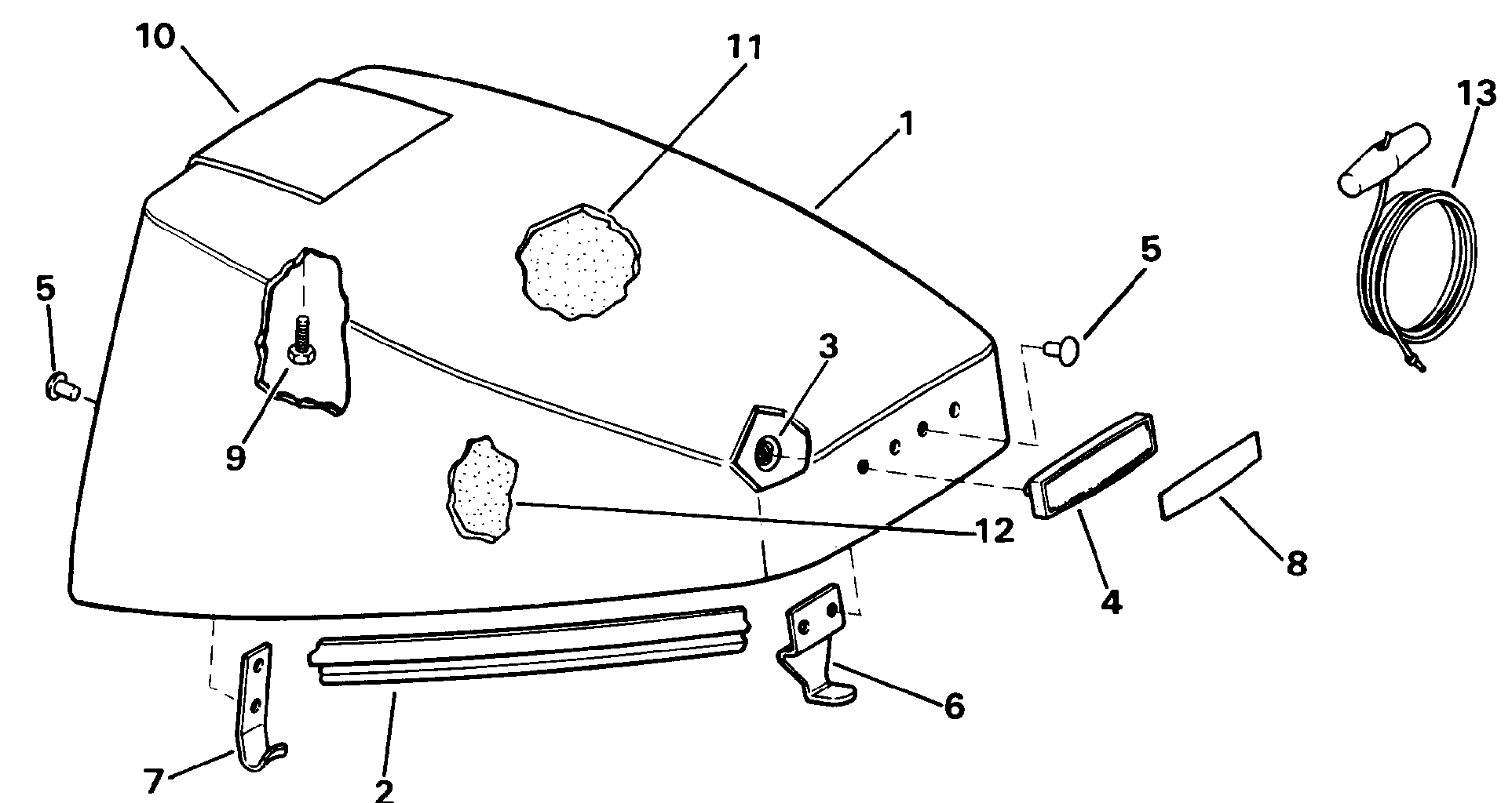 Capot moteur – Johnson