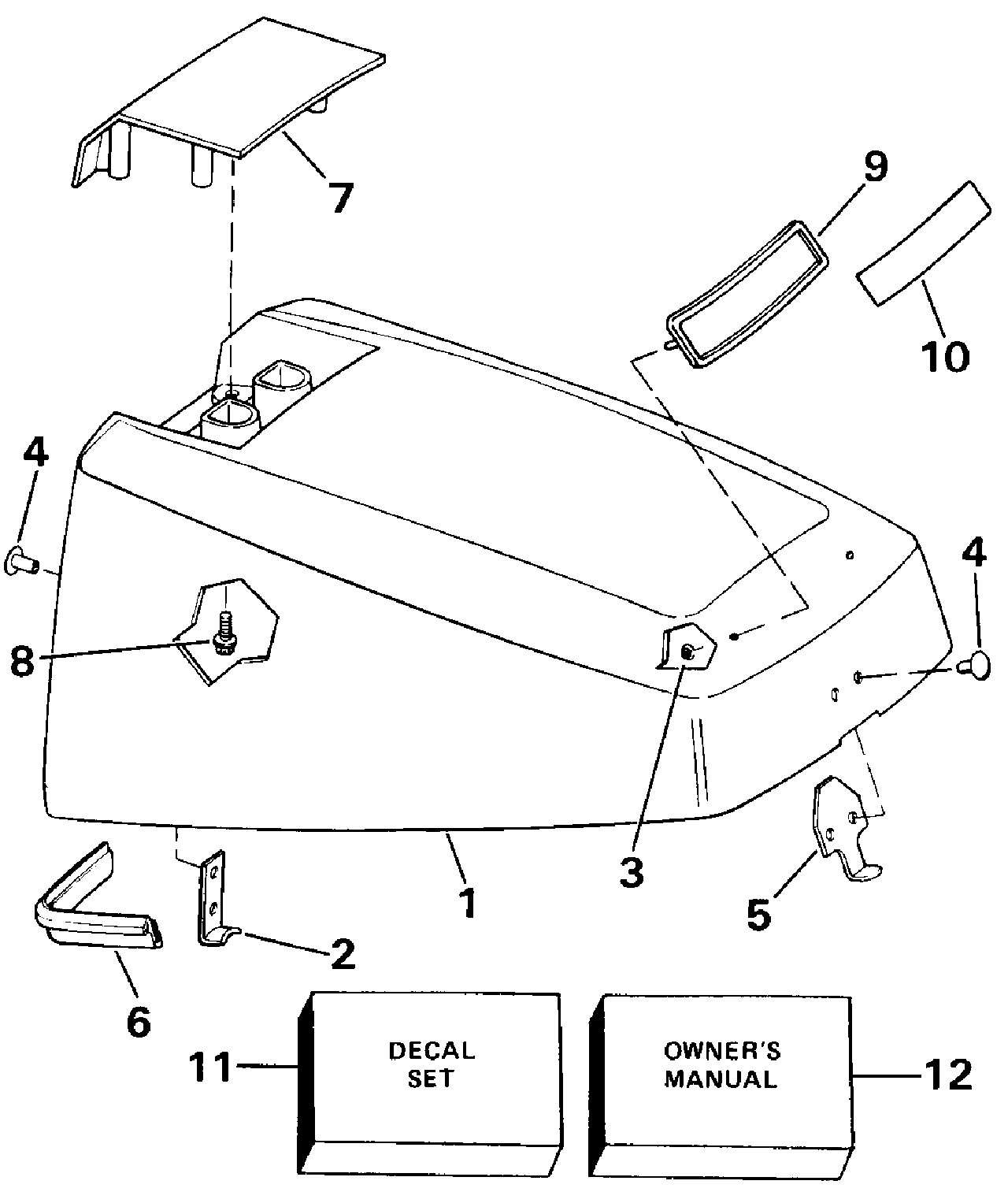 Capot moteur – Johnson